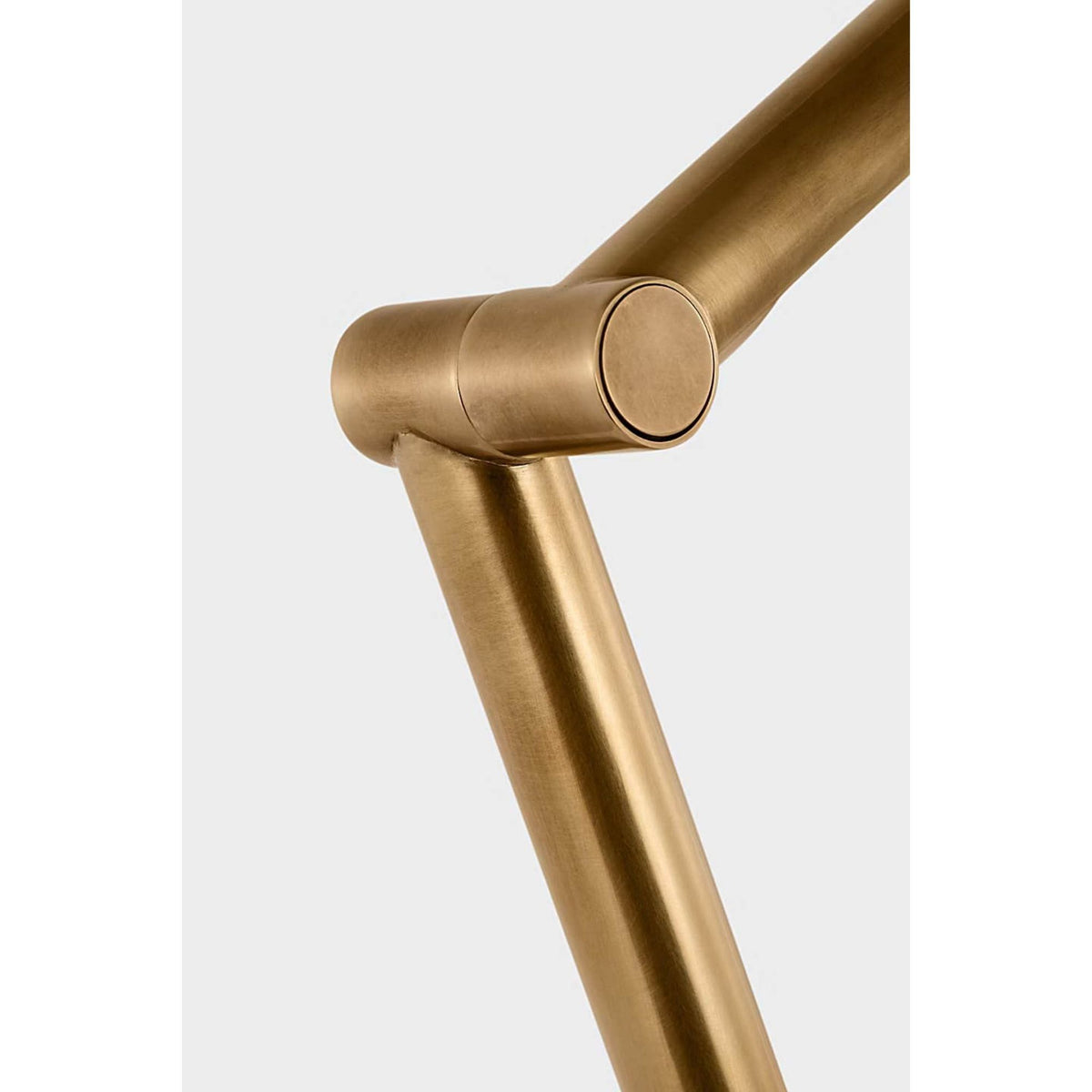Kelly Wearstler Cona Desk Lamp in Antique-Burnished Brass W8" x H18.5" - 33.75" x E8" - 16.25"