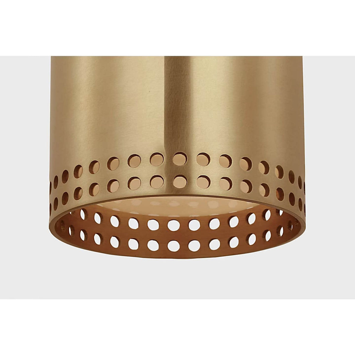 Kelly Wearstler Precision 3" Directional Monopoint Flush Mount in Antique-Burnished Brass with White Glass W2.5" x H6.75"