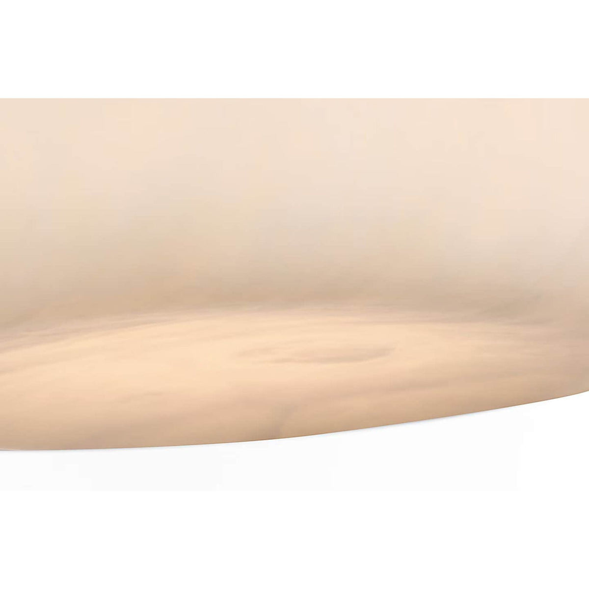 Kelly Wearstler Formosa 22" Flush Mount in Alabaster and Antique-Burnished Brass W22" x H4.25"