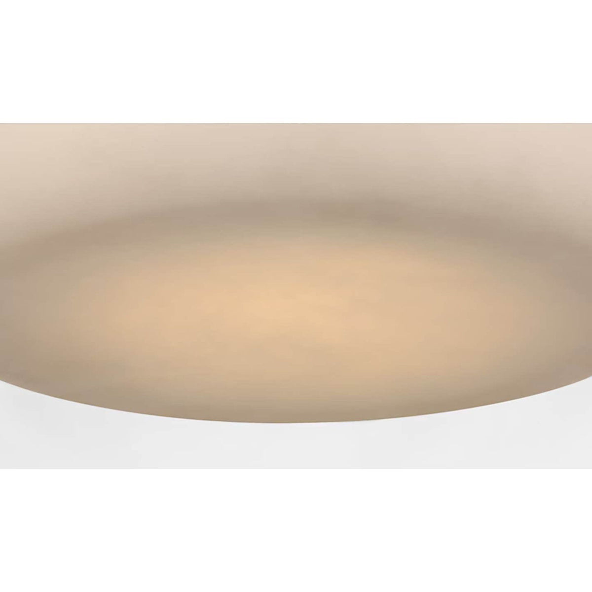 Kelly Wearstler Formosa 22" Flush Mount in Alabaster and Bronze W22" x H4.25"