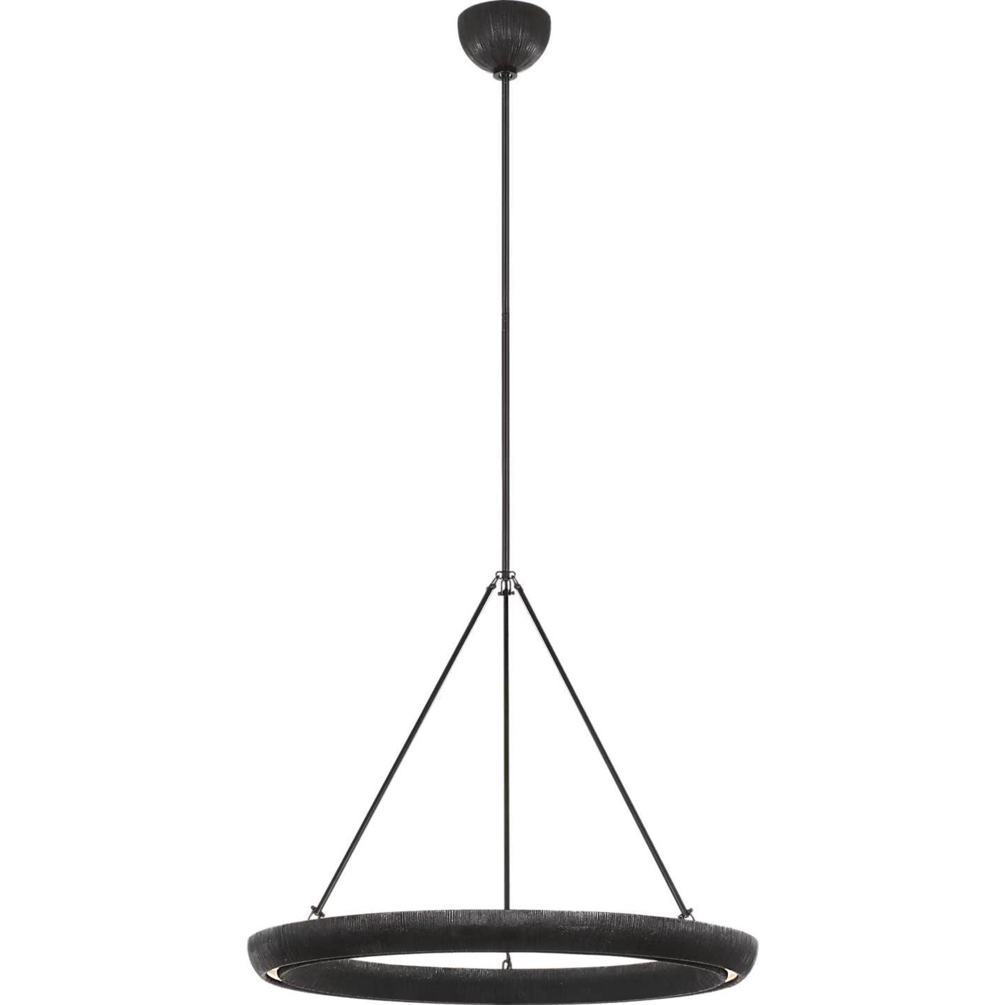 Kelly Wearstler Utopia 30" Ring Chandelier in Aged Iron W30"