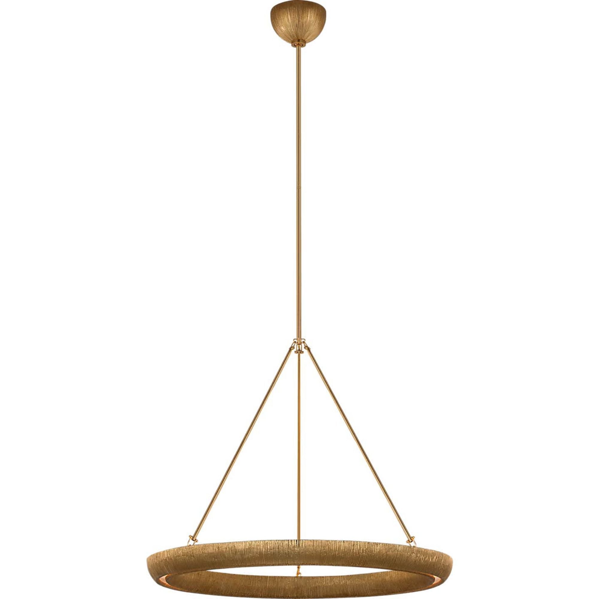 Kelly Wearstler Utopia 30" Ring Chandelier in Gild W30"