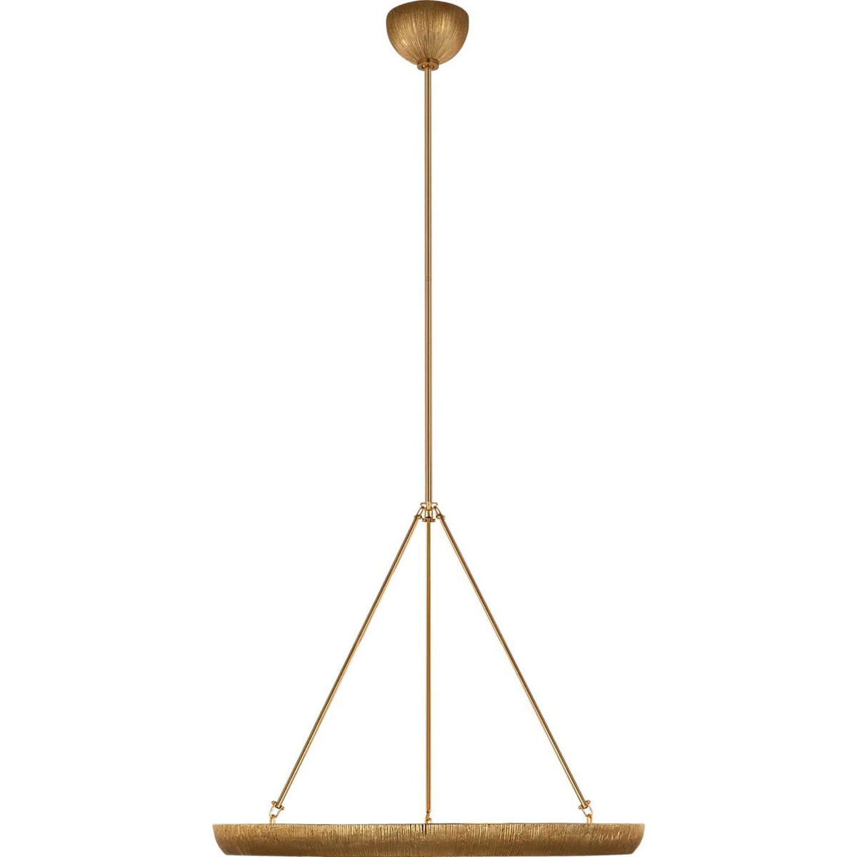 Kelly Wearstler Utopia 30" Ring Chandelier in Gild W30"