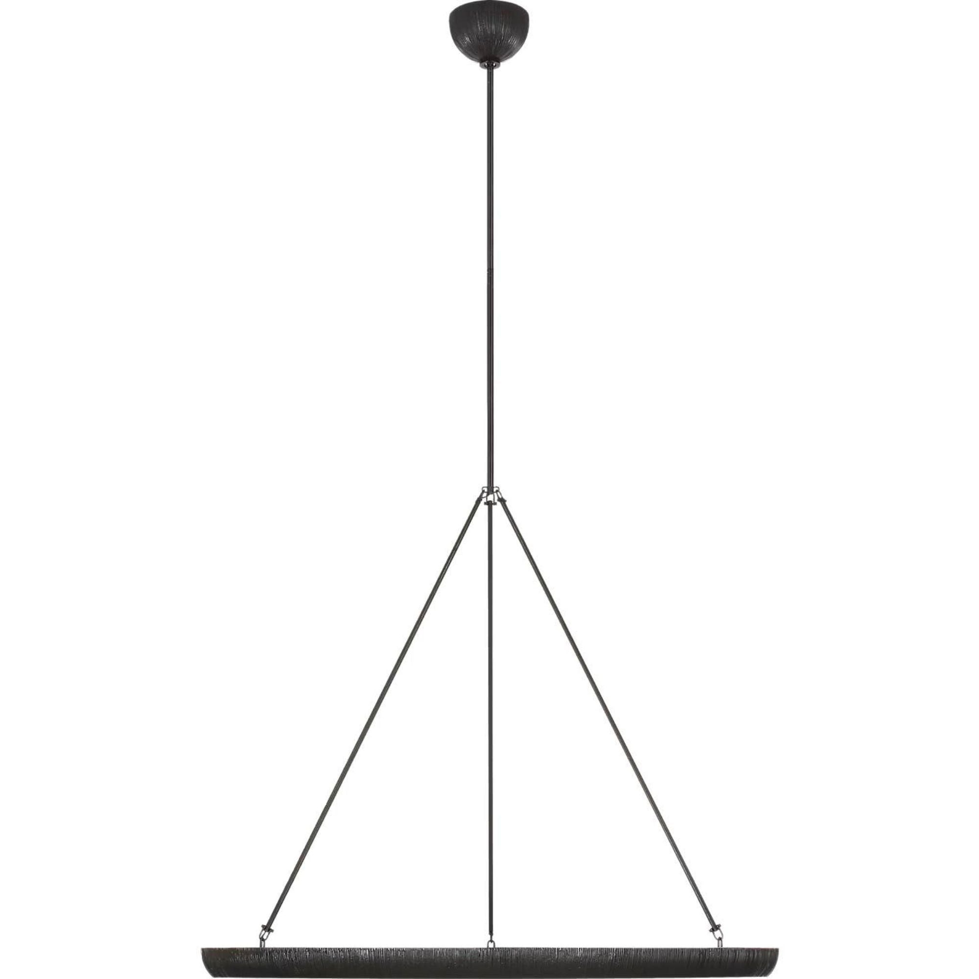 Kelly Wearstler Utopia 42" Ring Chandelier in Aged Iron W42"