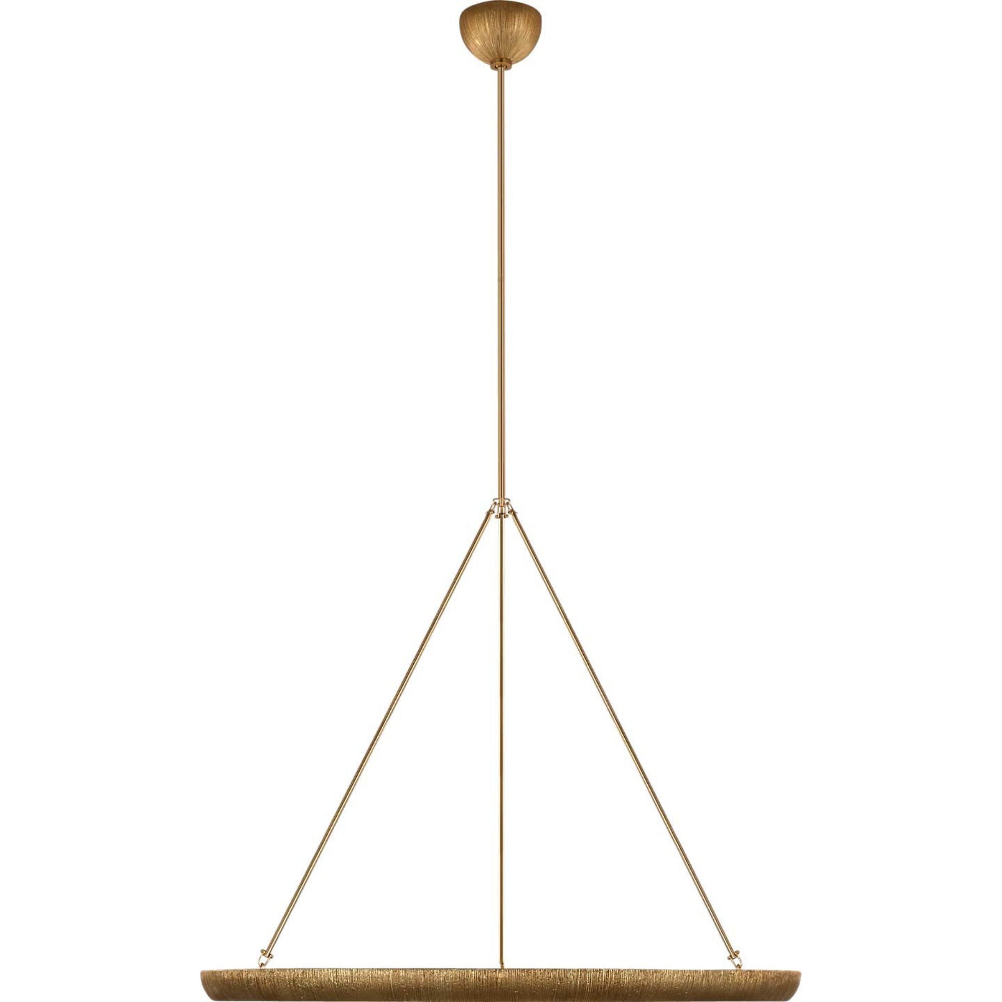 Kelly Wearstler Utopia 42" Ring Chandelier in Gild W42"