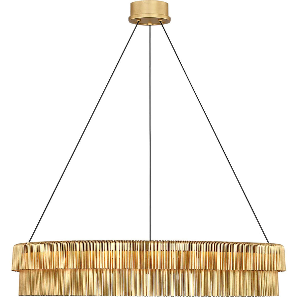 Kelly Wearstler Differo 34" Layered Ring Chandelier in Gild W33.75"