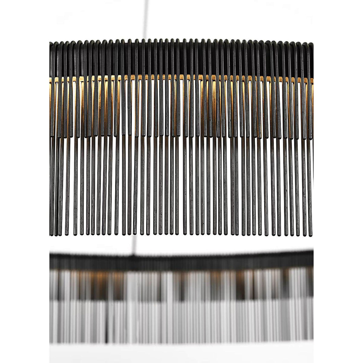 Kelly Wearstler Differo 50" Layered Ring Chandelier in Aged Iron W50"