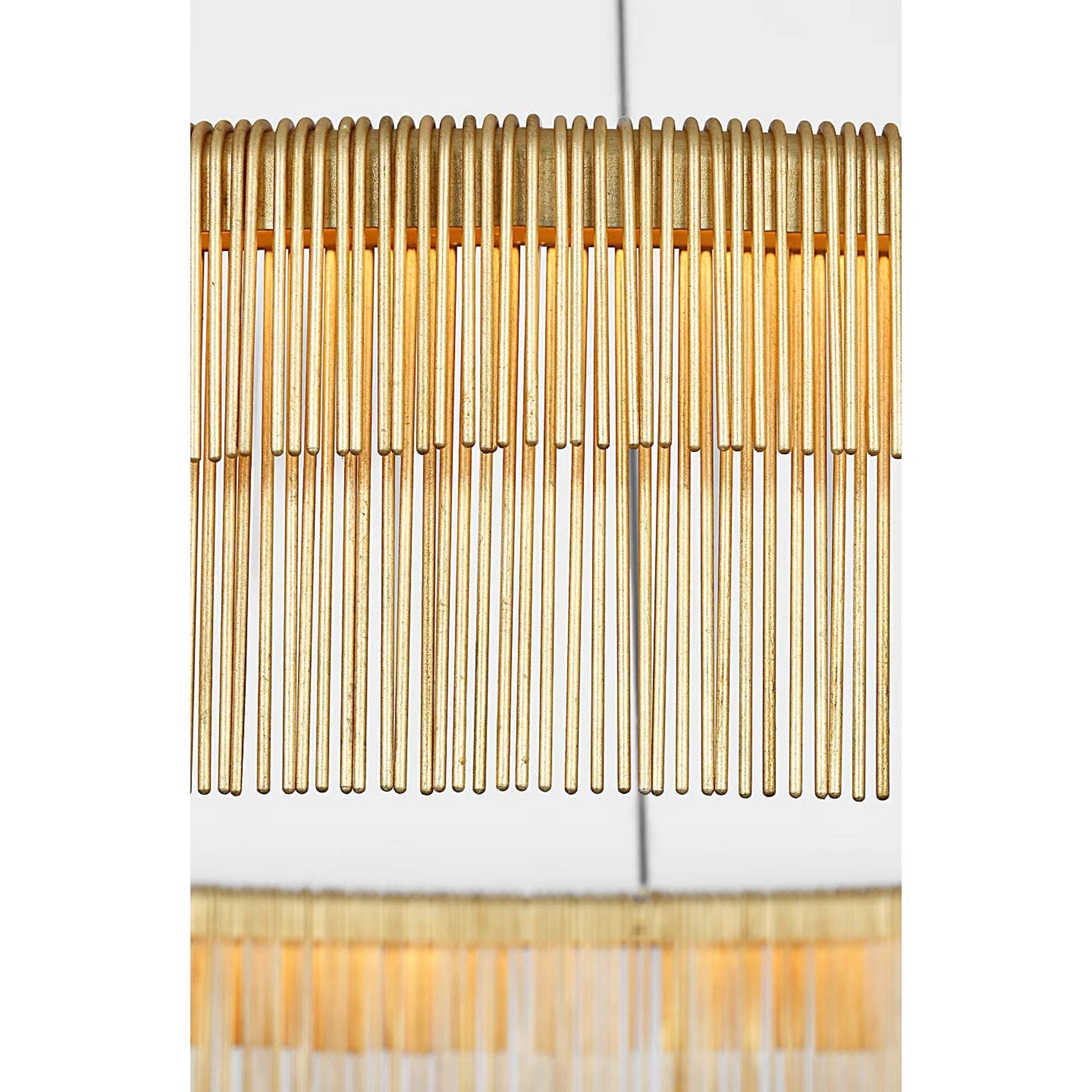 Kelly Wearstler Differo 50" Layered Ring Chandelier in Gild W50"