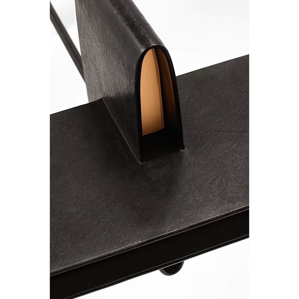 Kelly Wearstler Lotura 48" Intersecting Linear Pendant in Museum Black W13.75" x 48"