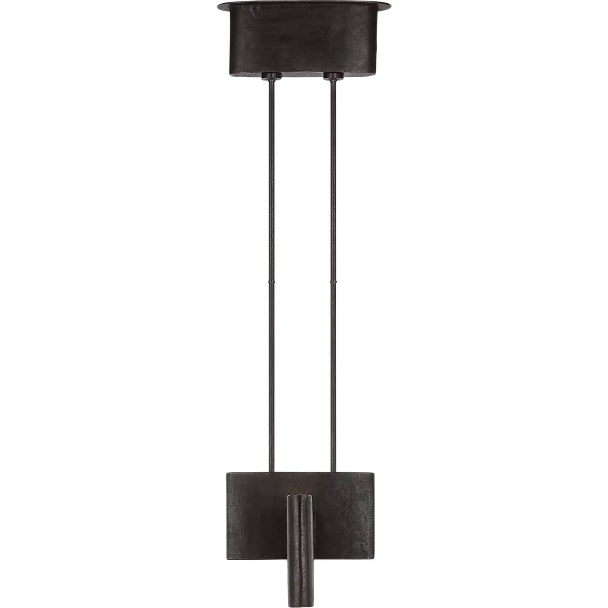 Kelly Wearstler Lotura 48" Intersecting Linear Pendant in Museum Black W13.75" x 48"