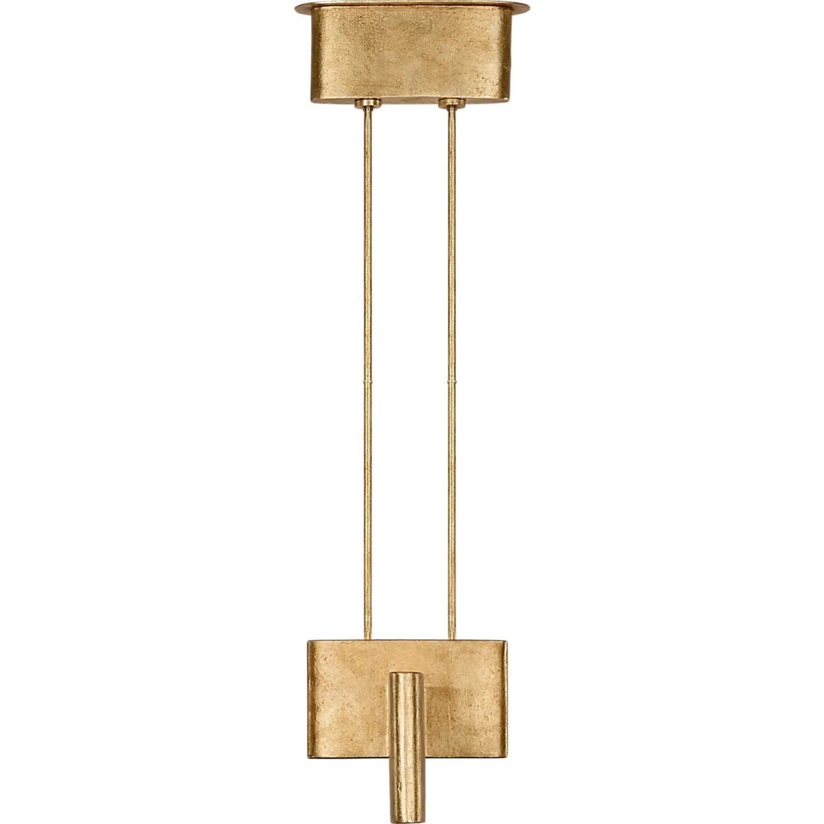 Kelly Wearstler Lotura 48" Intersecting Linear Pendant in Museum Gild W13.75" x 48"