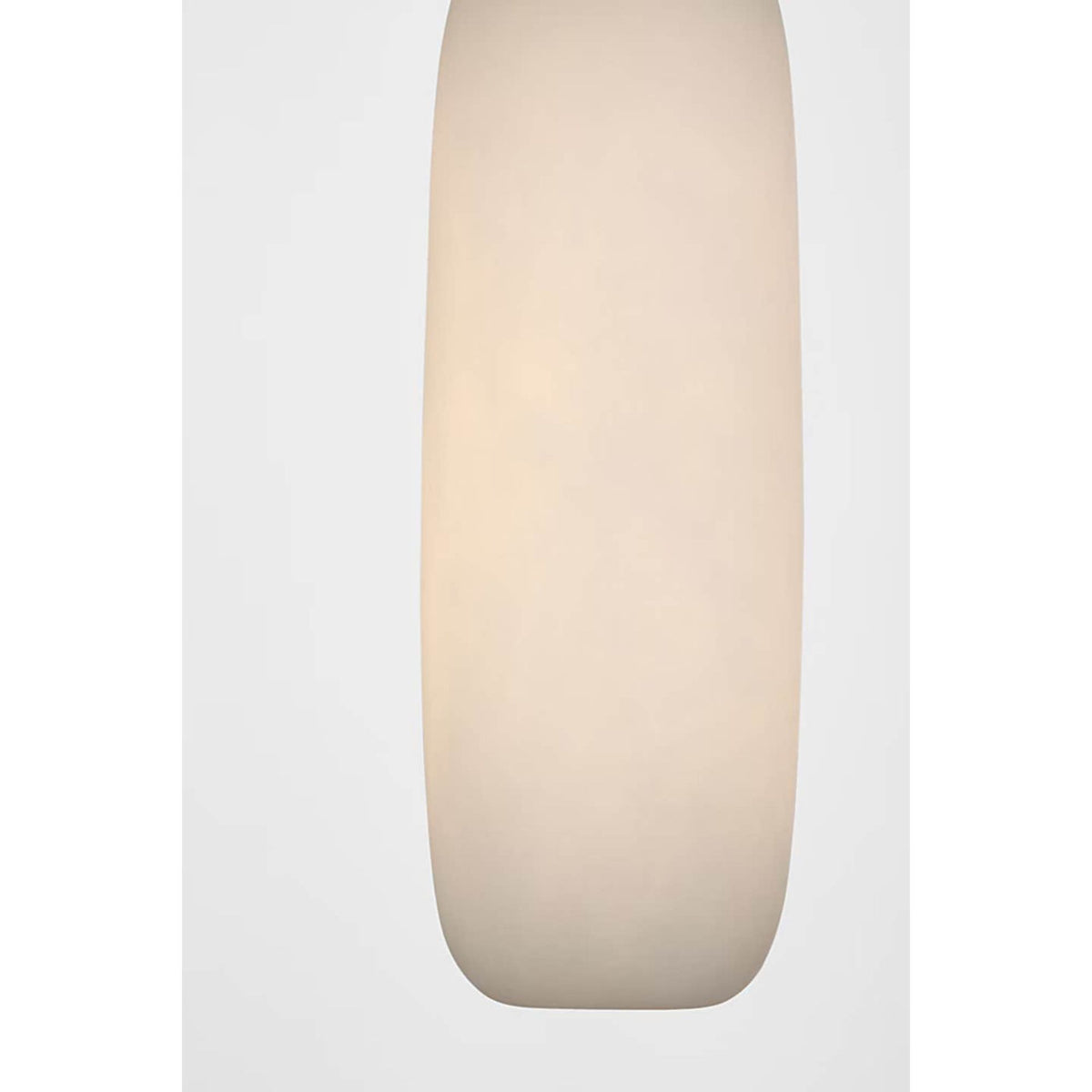Kelly Wearstler Formosa 11" Single Pendant in Polished Nickel with Alabaster W3.25"