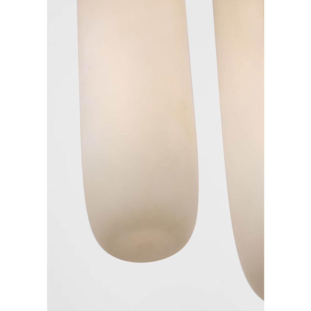 Kelly Wearstler Formosa 3-Light Pendant in Bronze with Alabaster W10.5" x H37.25"