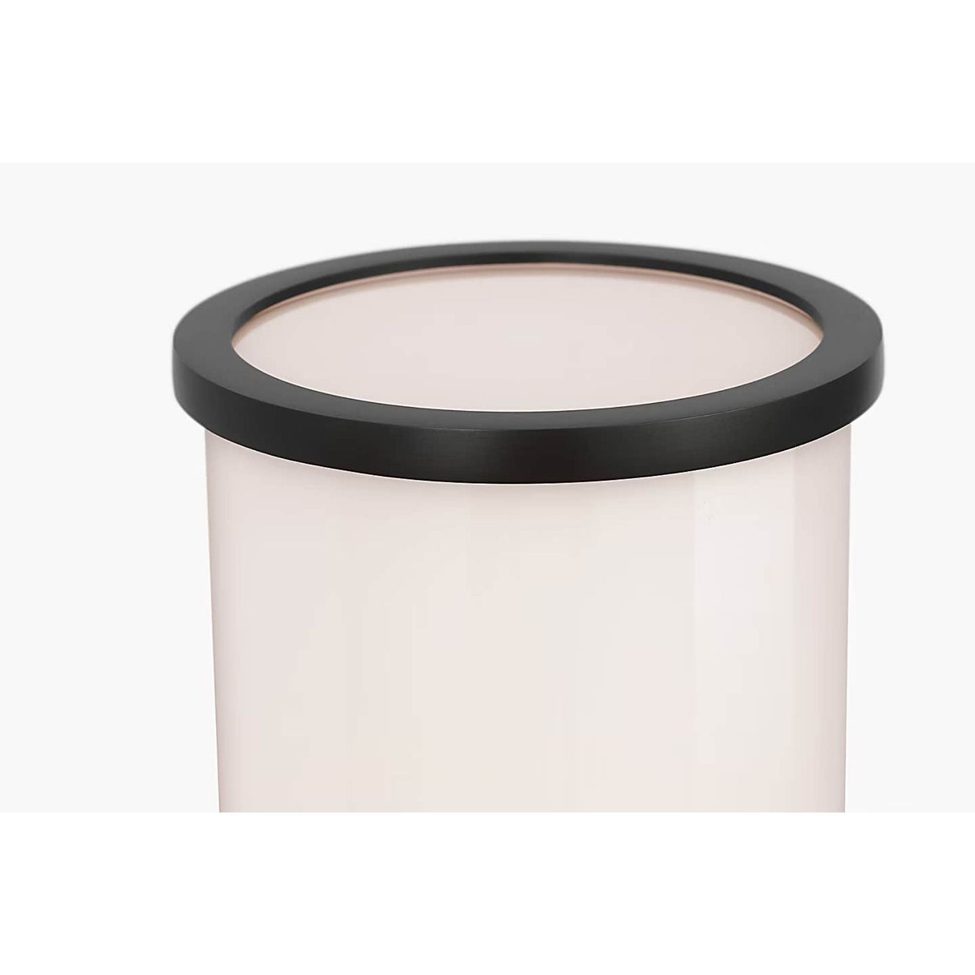 Marie Flanigan Percy 14" Single Bath Sconce in Bronze with White Glass W3.5" x H14.25" x E5.25"