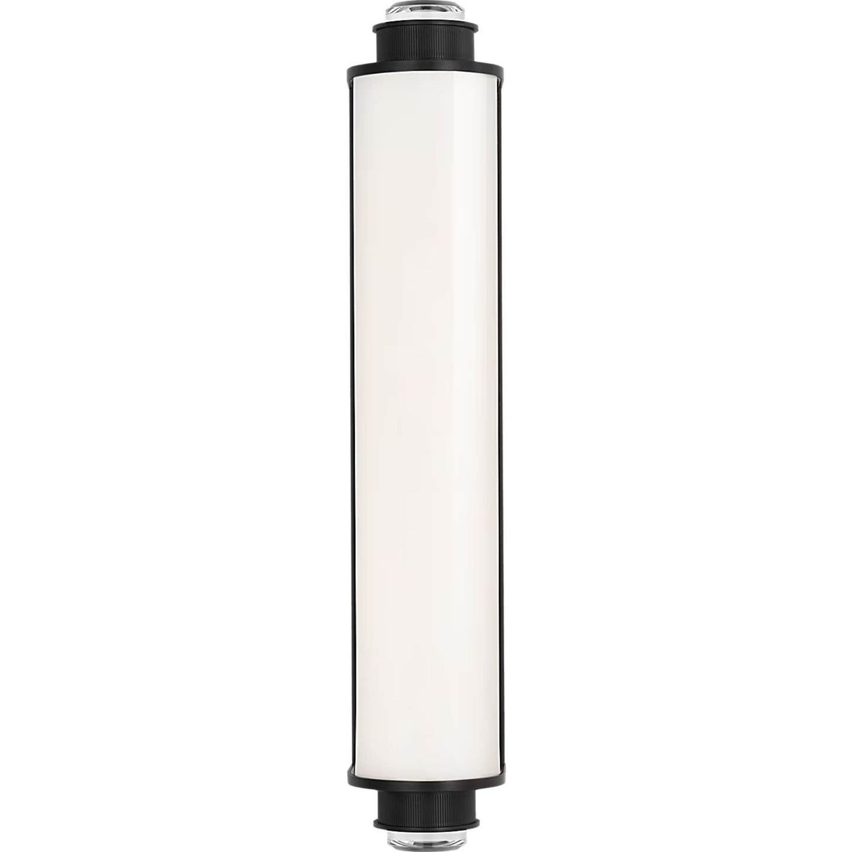 Marie Flanigan Percy 21" Linear Bath Sconce in Bronze with White Glass W3.75" x H20.5" x E4"