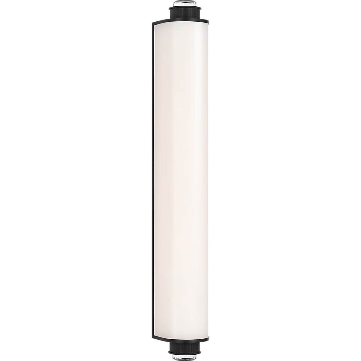 Marie Flanigan Percy 29" Linear Bath Sconce in Bronze with White Glass W3.75" x H28.5" x E4"