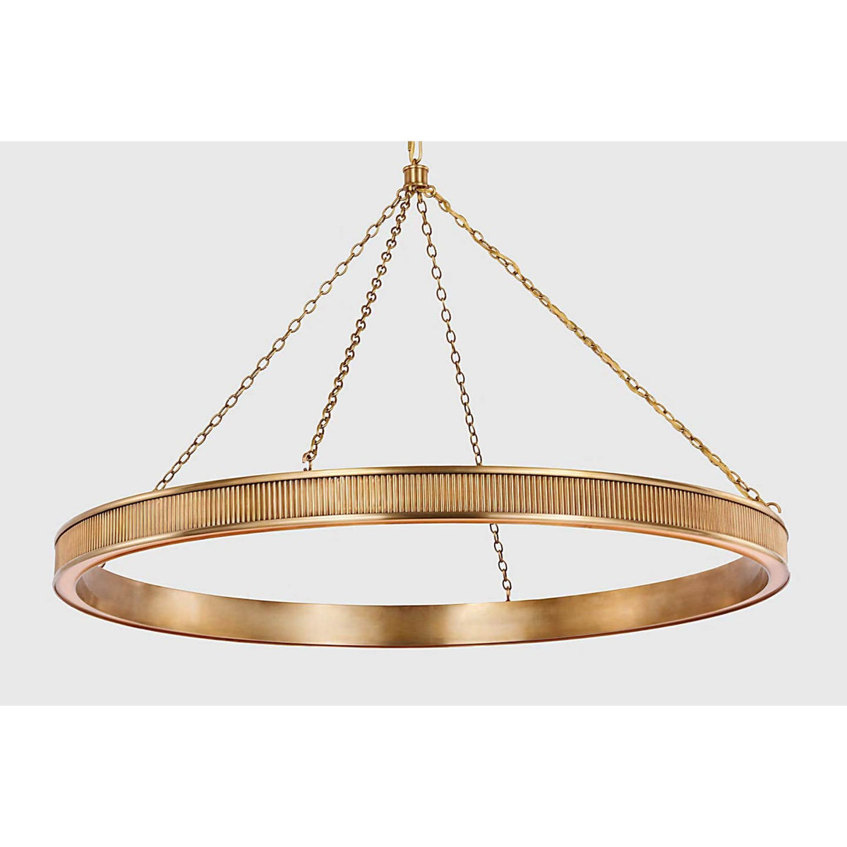 Marie Flanigan Menil 40" Ring Chandelier in Soft Brass W40" x H24.75"