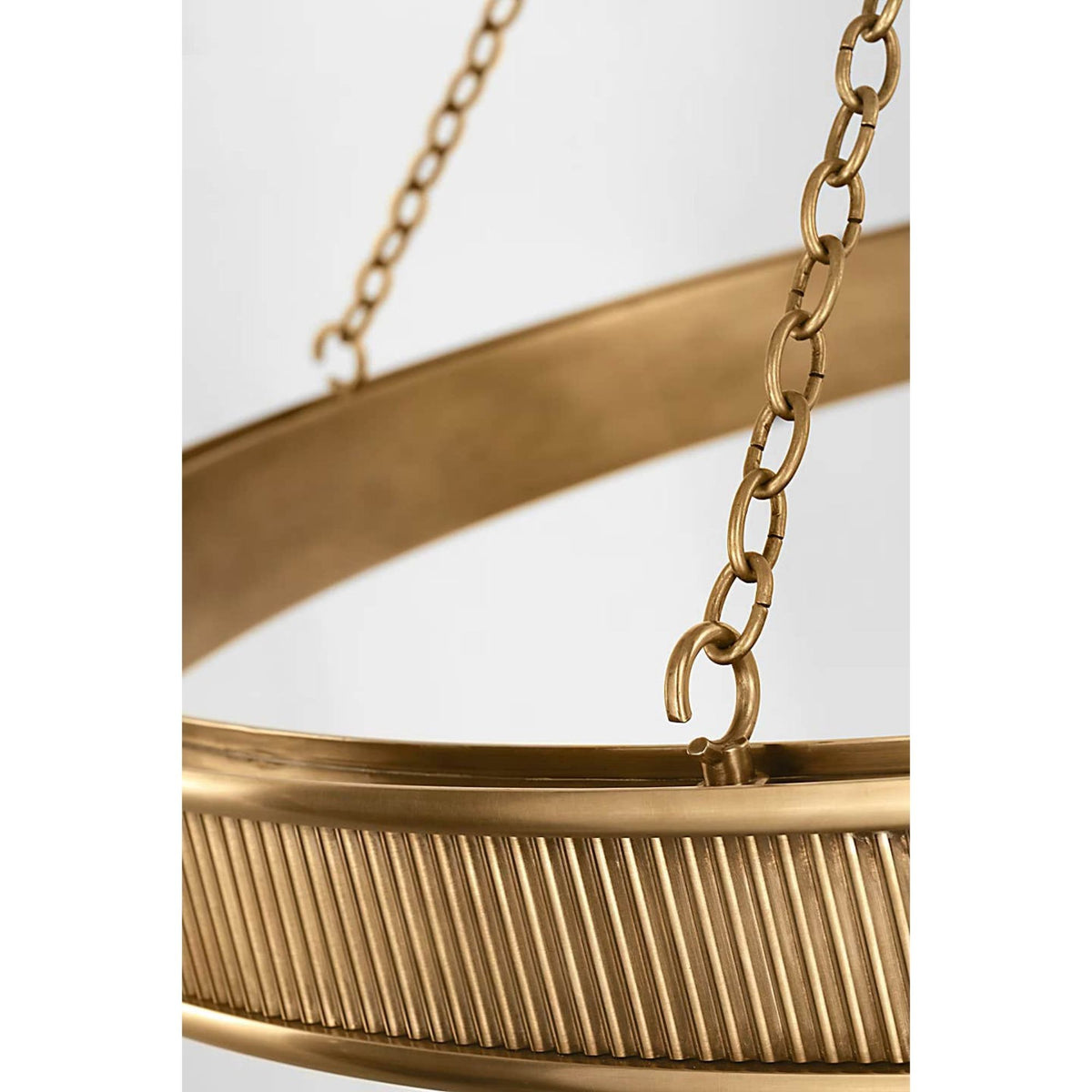 Marie Flanigan Menil 40" Ring Chandelier in Soft Brass W40" x H24.75"