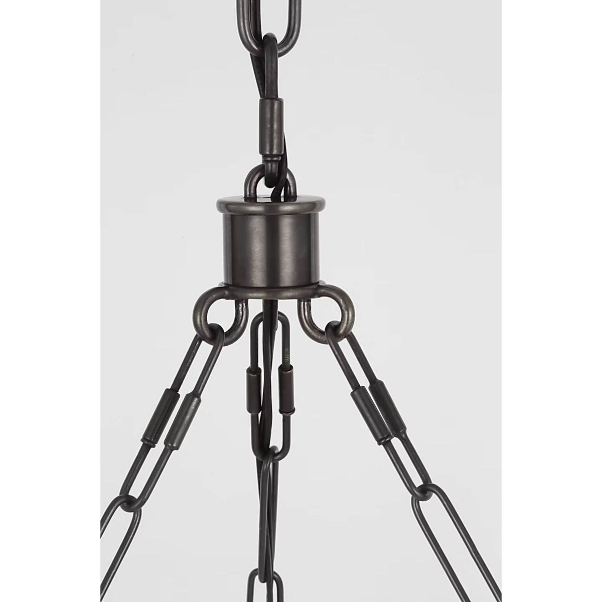 Marie Flanigan Matthew 24" Chandelier in Bronze with Alabaster W24" x H21.5"