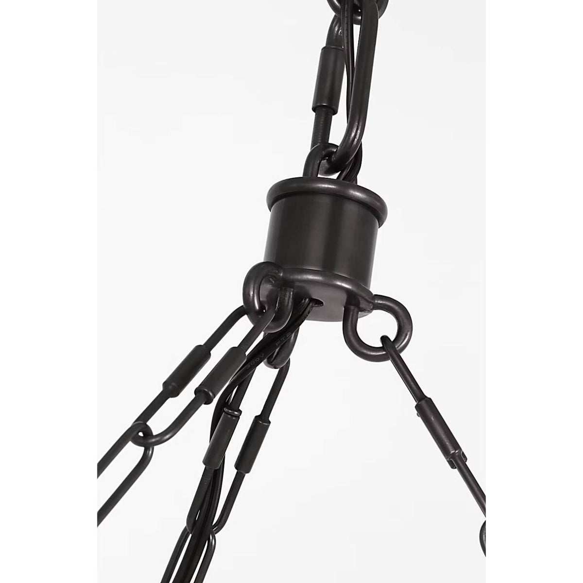 Marie Flanigan Matthew 40" Chandelier in Bronze with Alabaster W40" x H28.5"