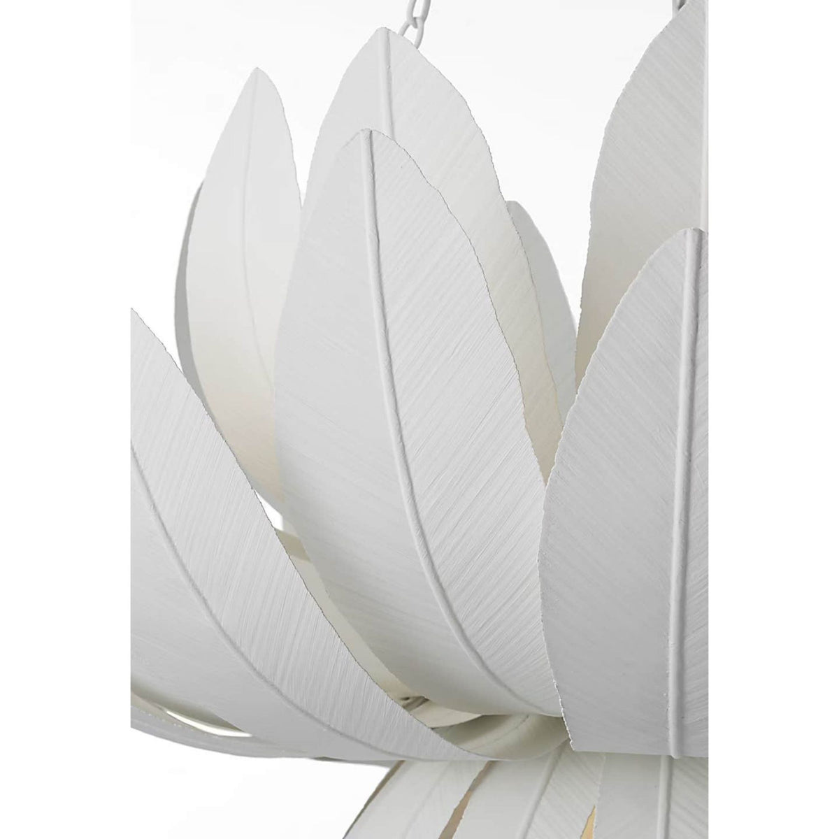 Marie Flanigan Sinclair 34" Sculpted Chandelier in Plaster White W33.75" x H41.75"