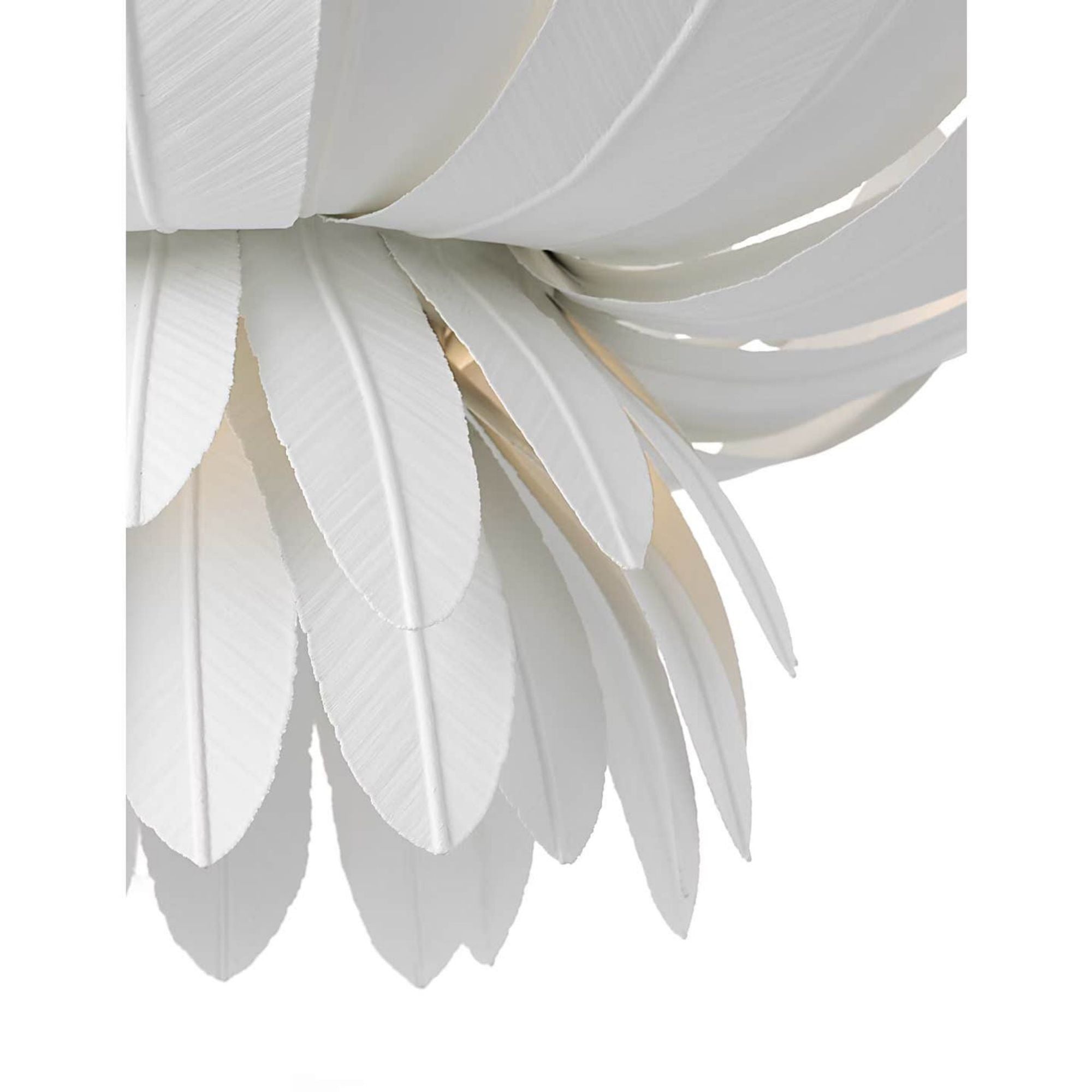Marie Flanigan Sinclair 34" Sculpted Chandelier in Plaster White W33.75" x H41.75"
