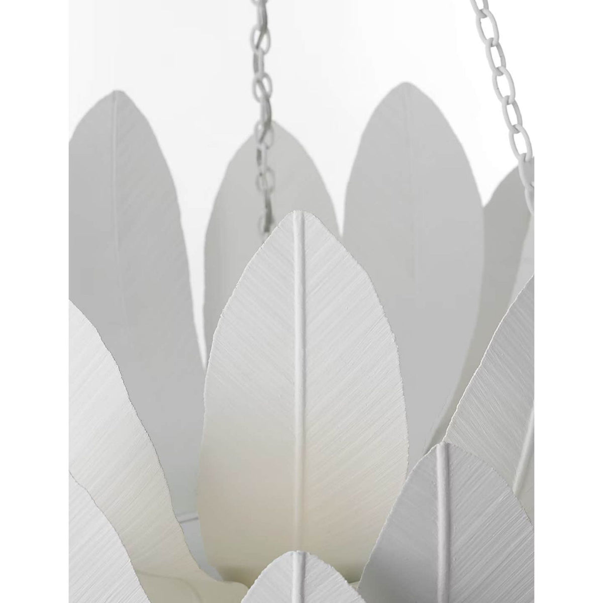 Marie Flanigan Sinclair 34" Sculpted Chandelier in Plaster White W33.75" x H41.75"
