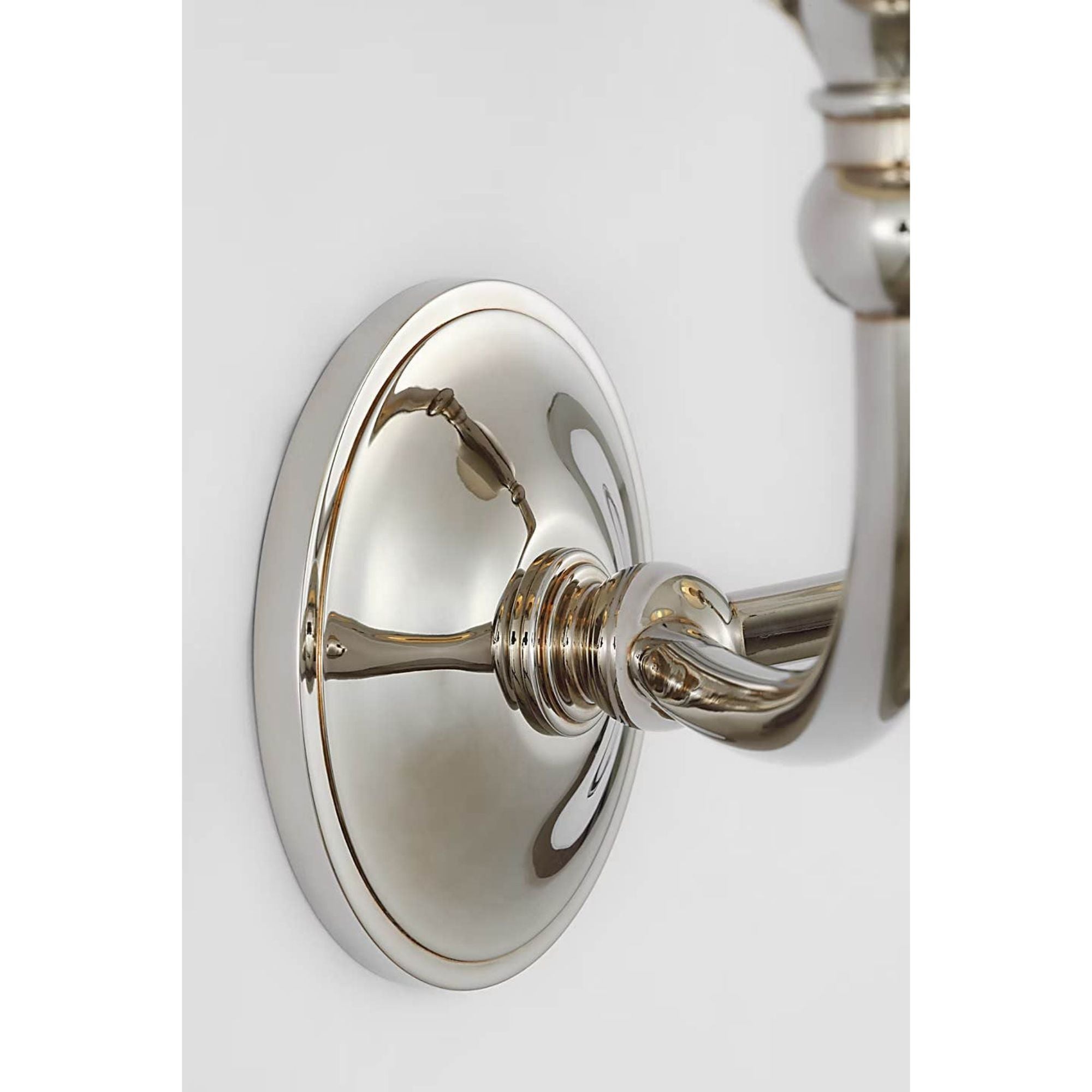 Ralph Lauren Embers 12" Double Sconce in Butler's Silver with Silk Box Pleat Shades W14.25" x H11.75" x E7.75"
