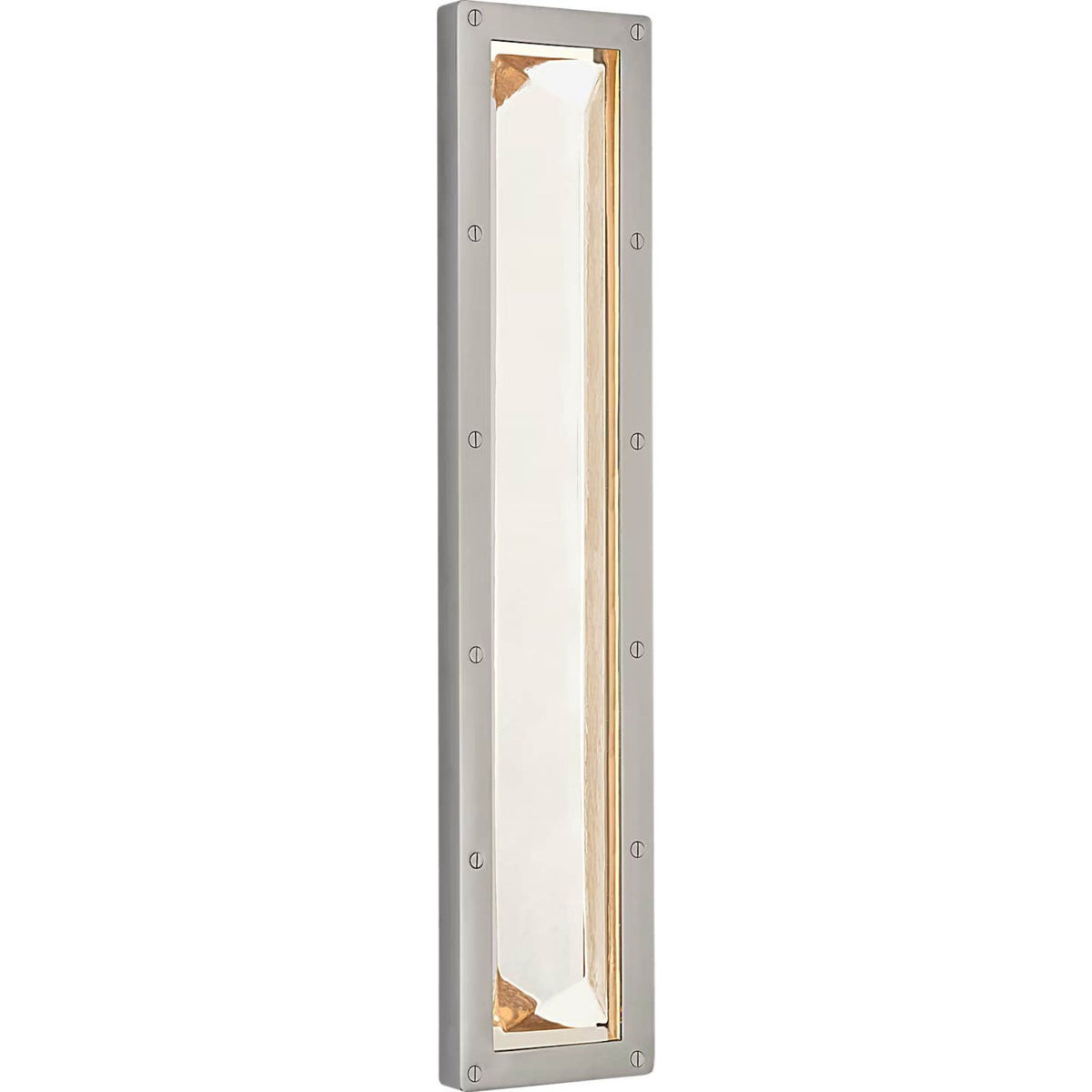 Ralph Lauren Rolland 27" Sconce in Polished Nickel and Crystal W5.75" x H27.25" x E2.5"