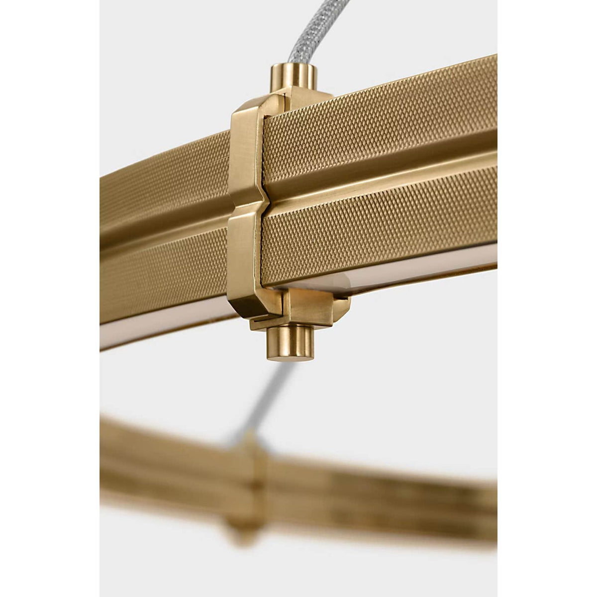 Ralph Lauren Paxton 60" Ring Chandelier in Natural Brass W60"