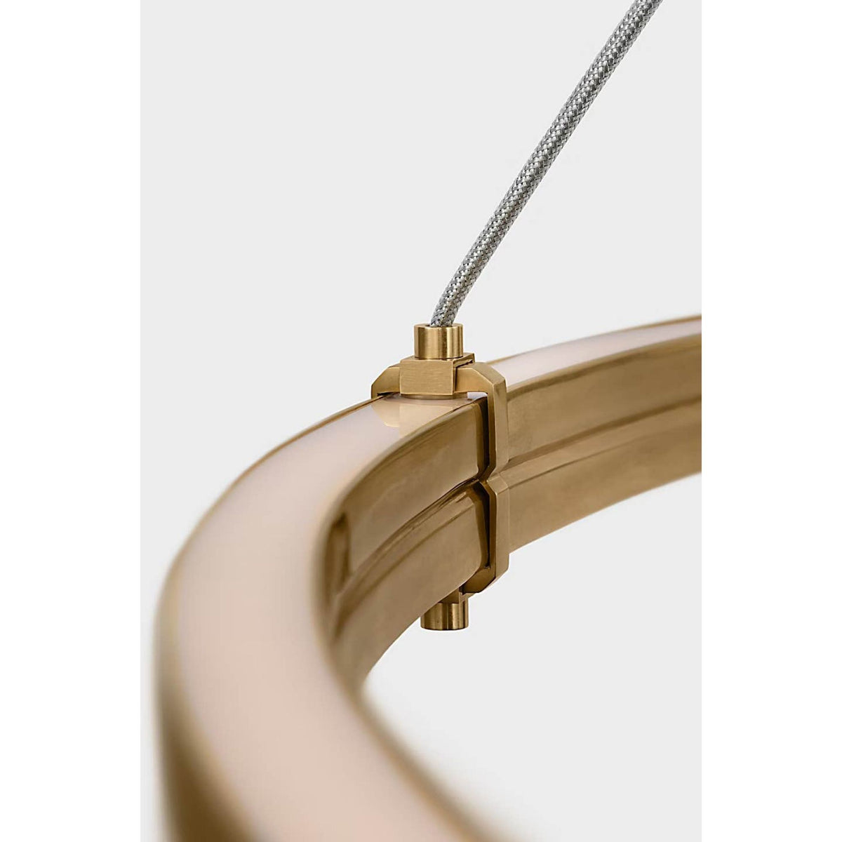 Ralph Lauren Paxton 60" Ring Chandelier in Natural Brass W60"