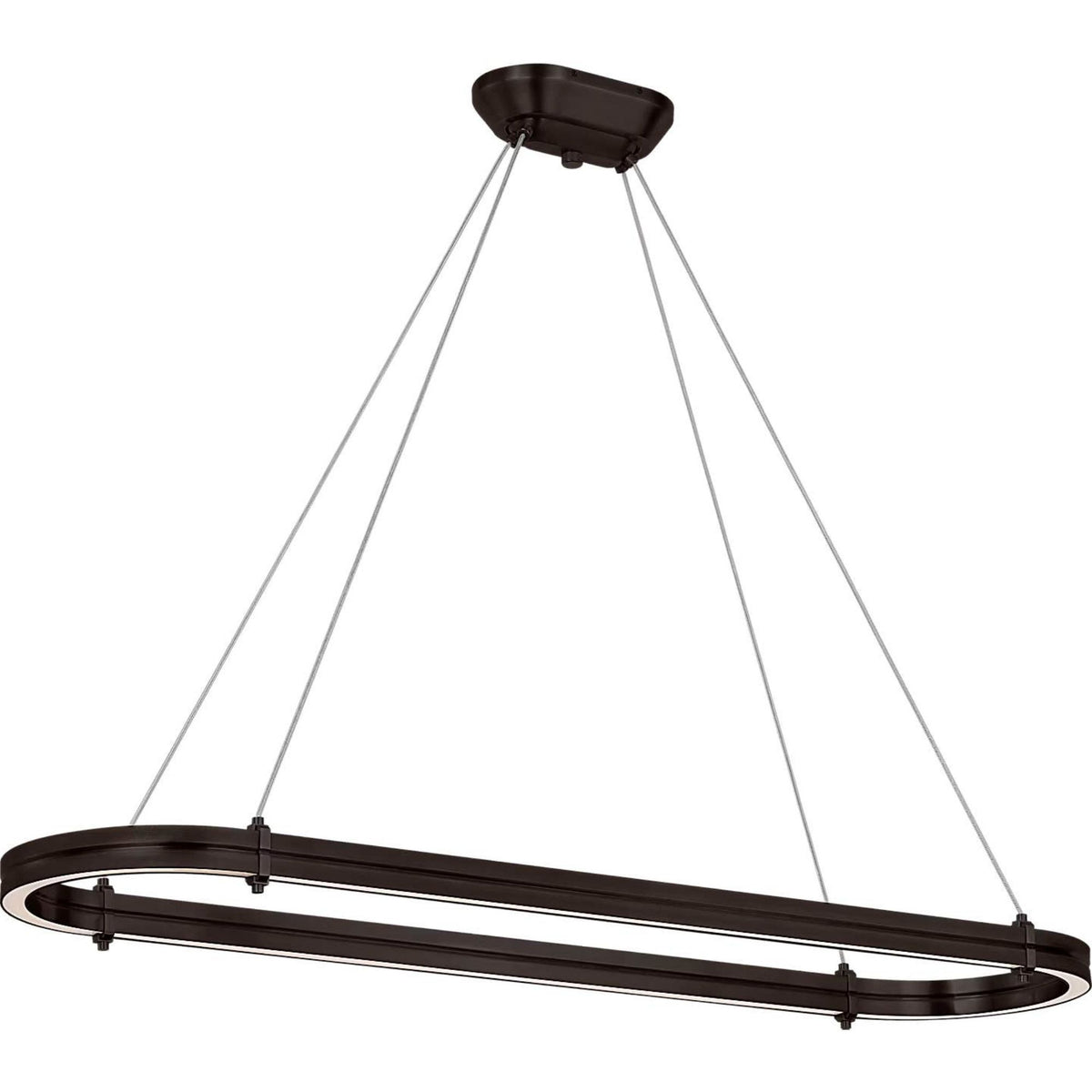 Ralph Lauren Paxton 54" Oval Linear Chandelier in Bronze W14.25" x 54"