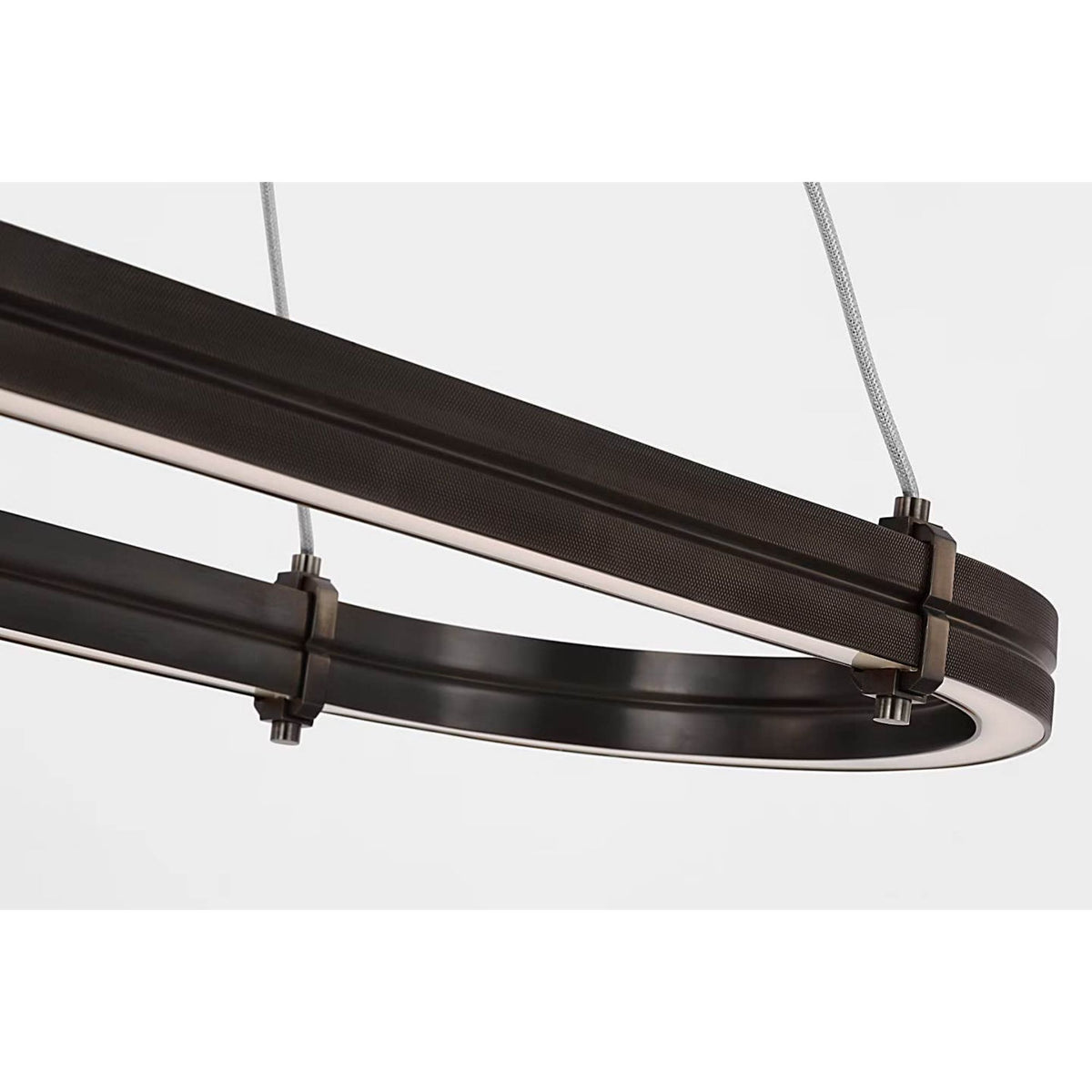 Ralph Lauren Paxton 54" Oval Linear Chandelier in Bronze W14.25" x 54"