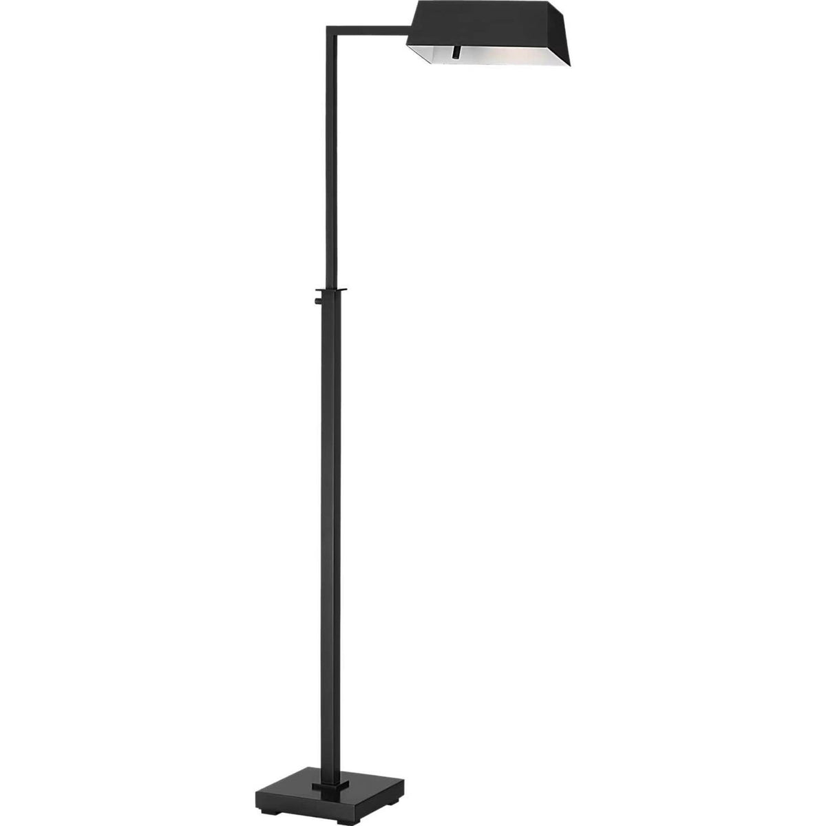 Suzanne Kasler Adley Adjustable Pharmacy Floor Lamp in Bronze W6.5" x H34" - 45" x E16.5"