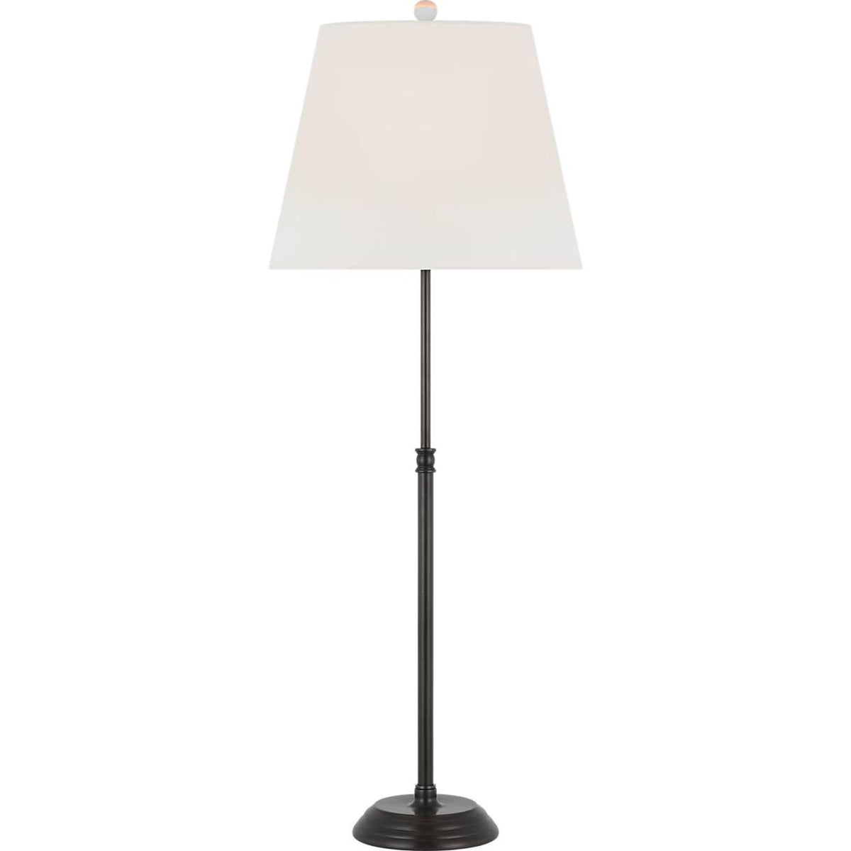 Suzanne Kasler Wyatt 29" Buffet Lamp in Bronze with Linen Shade W10.5" x H29"