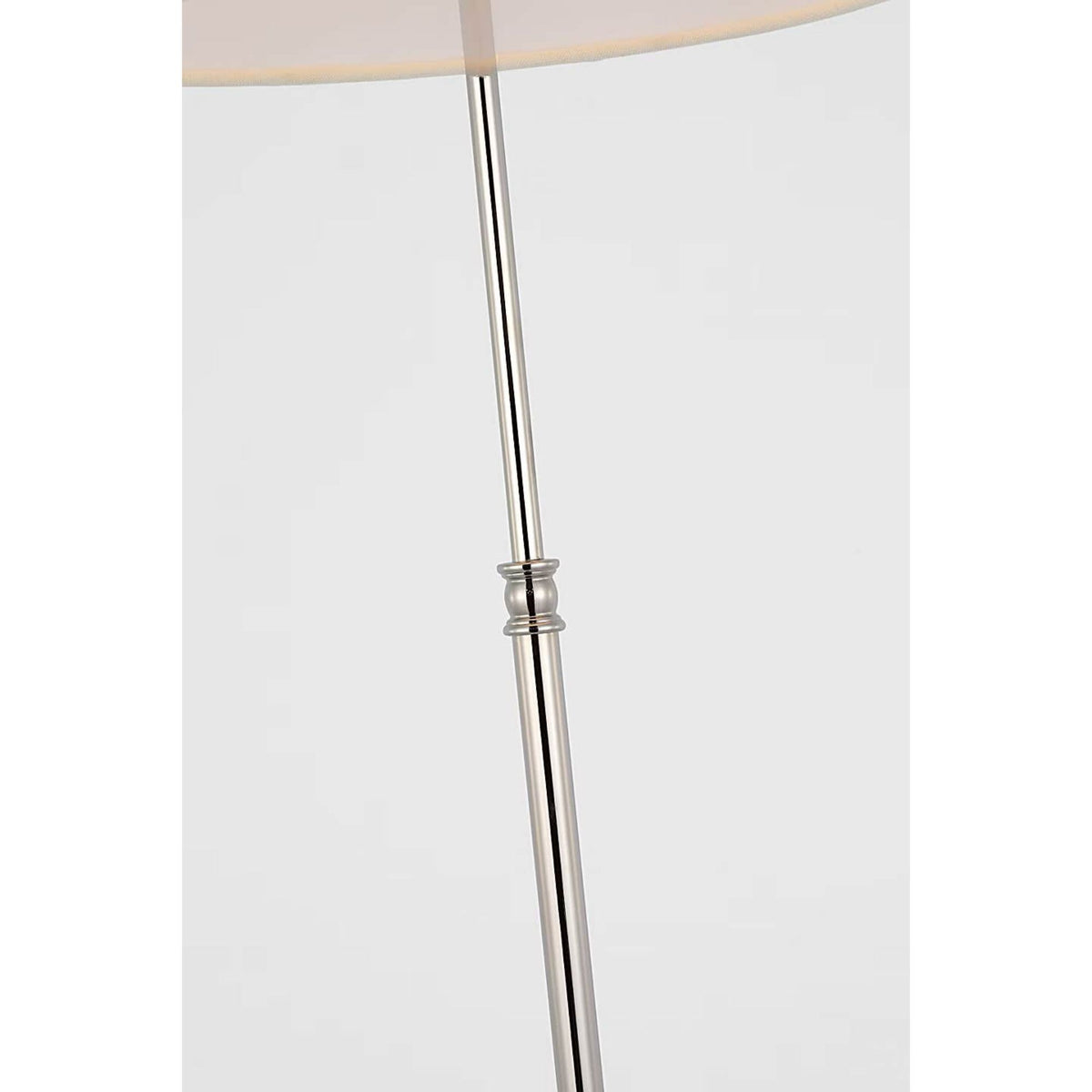 Suzanne Kasler Wyatt 29" Buffet Lamp in Polished Nickel with Linen Shade W10.5" x H29"