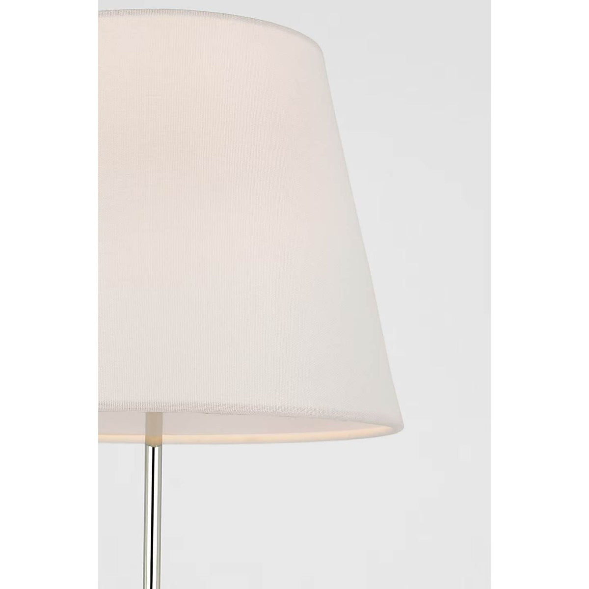 Suzanne Kasler Wyatt 29" Buffet Lamp in Polished Nickel with Linen Shade W10.5" x H29"