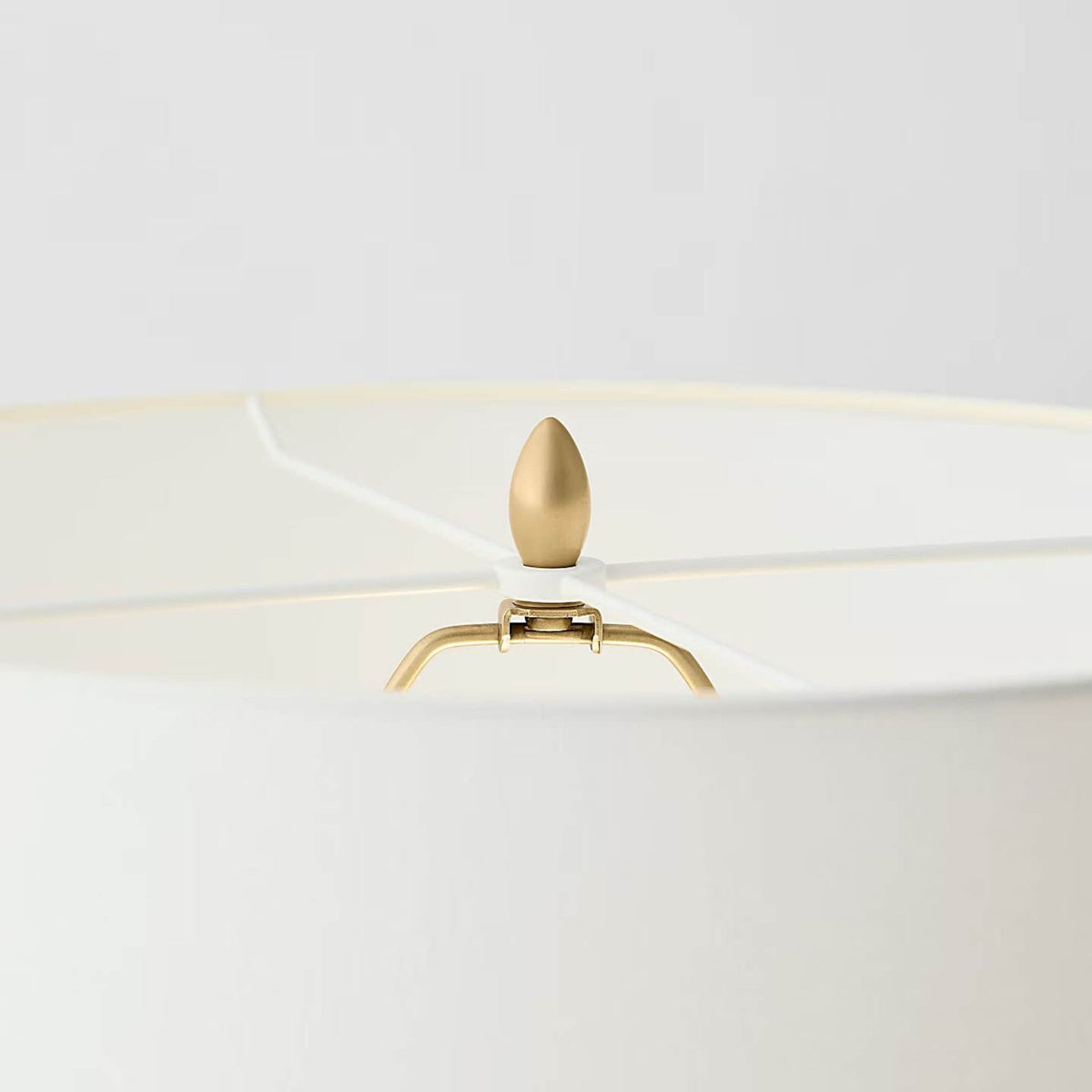 Thomas O'Brien Sao Paulo 29" Table Lamp in Crackled Robin with Linen Shade W17.5" x H29.25"