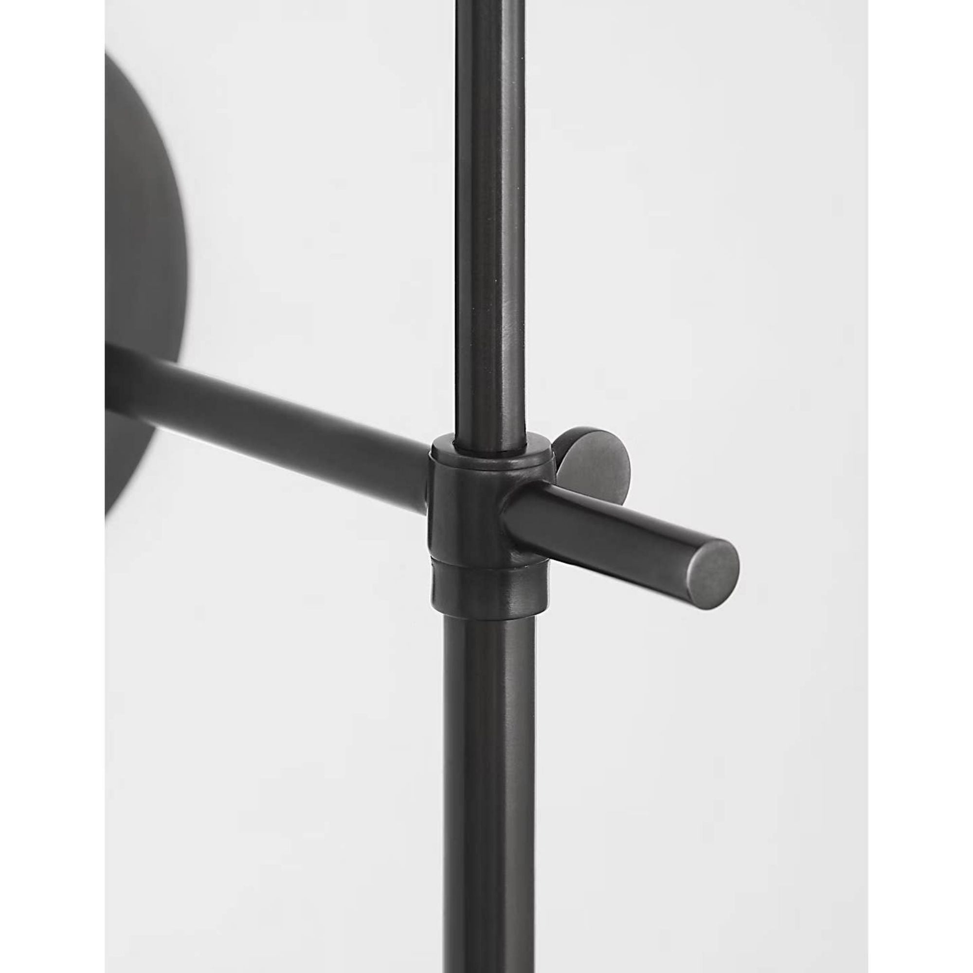 Thomas O'Brien Bryant 15" Cordless Sconce in Bronze with Linen Shade W5.5" x H15.25" x E8.5"