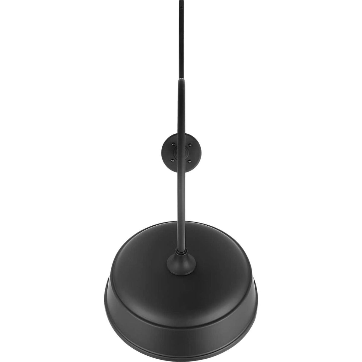 Thomas O'Brien Academy 26.5" Anchored Larrabee Barn Light in Matte Black with 16" Rockhouse Shade W16" x H37.75" x E26.5"