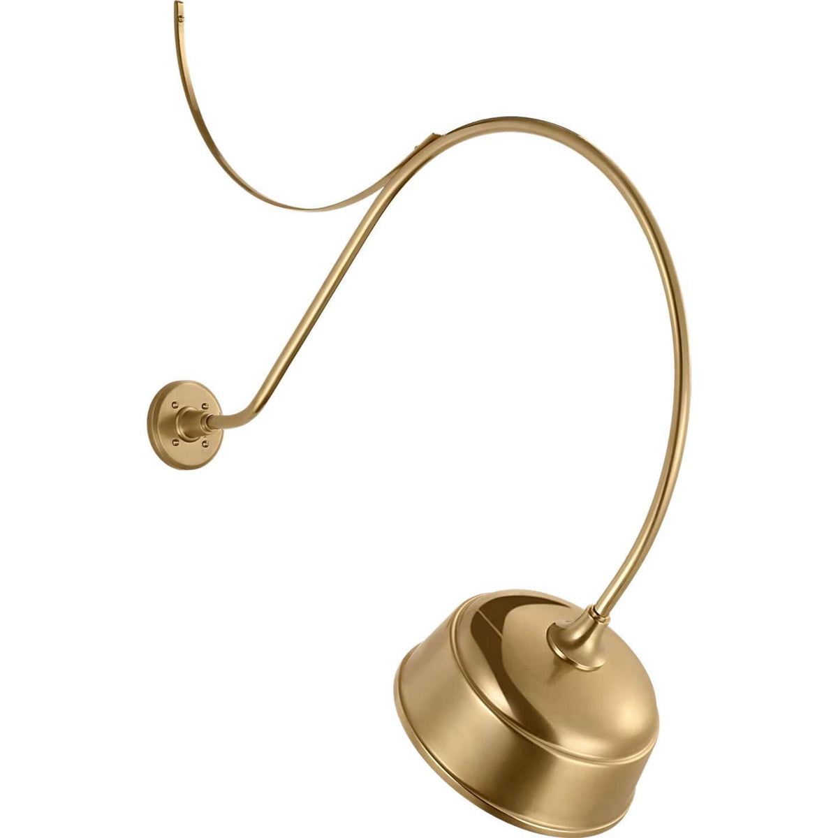 Thomas O'Brien Academy 36" Anchored Larrabee Barn Light in Hand-Rubbed Antique Brass with 12.5" Rockhouse Shade W12.5" x H43" x E36"