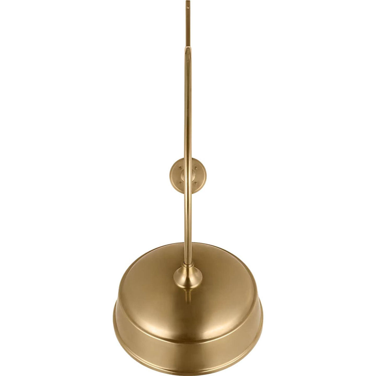 Thomas O'Brien Academy 36" Anchored Larrabee Barn Light in Hand-Rubbed Antique Brass with 16" Rockhouse Shade W16" x H44.25" x E36"