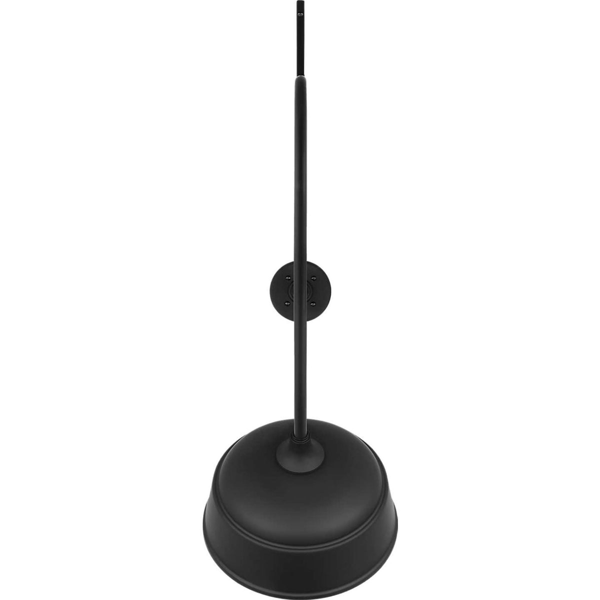 Thomas O'Brien Academy 36" Anchored Larrabee Barn Light in Matte Black with 12.5" Rockhouse Shade W12.5" x H43" x E36"