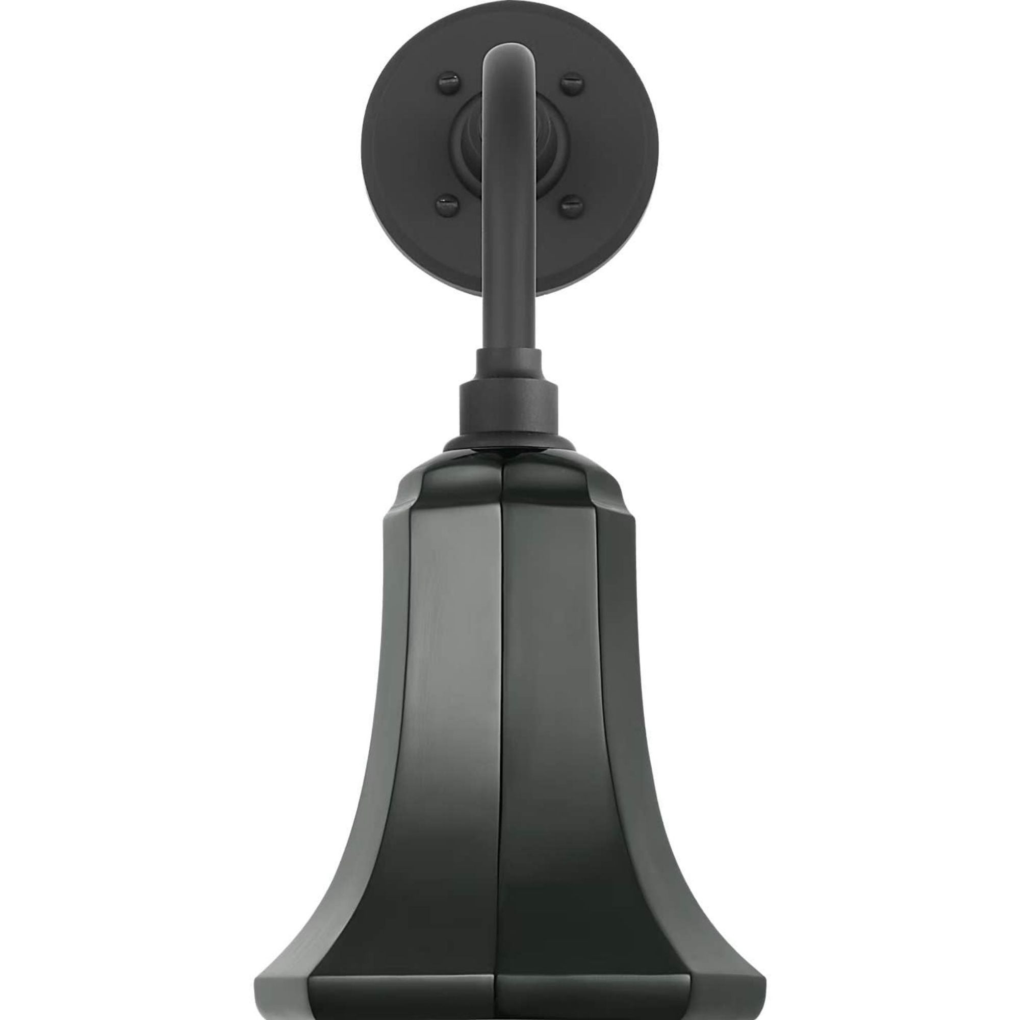 Thomas O'Brien Academy 11" Rex Barn Light in Matte Black with 7.5" Green Savannah Shade W7.5" x H17" x E14.25"