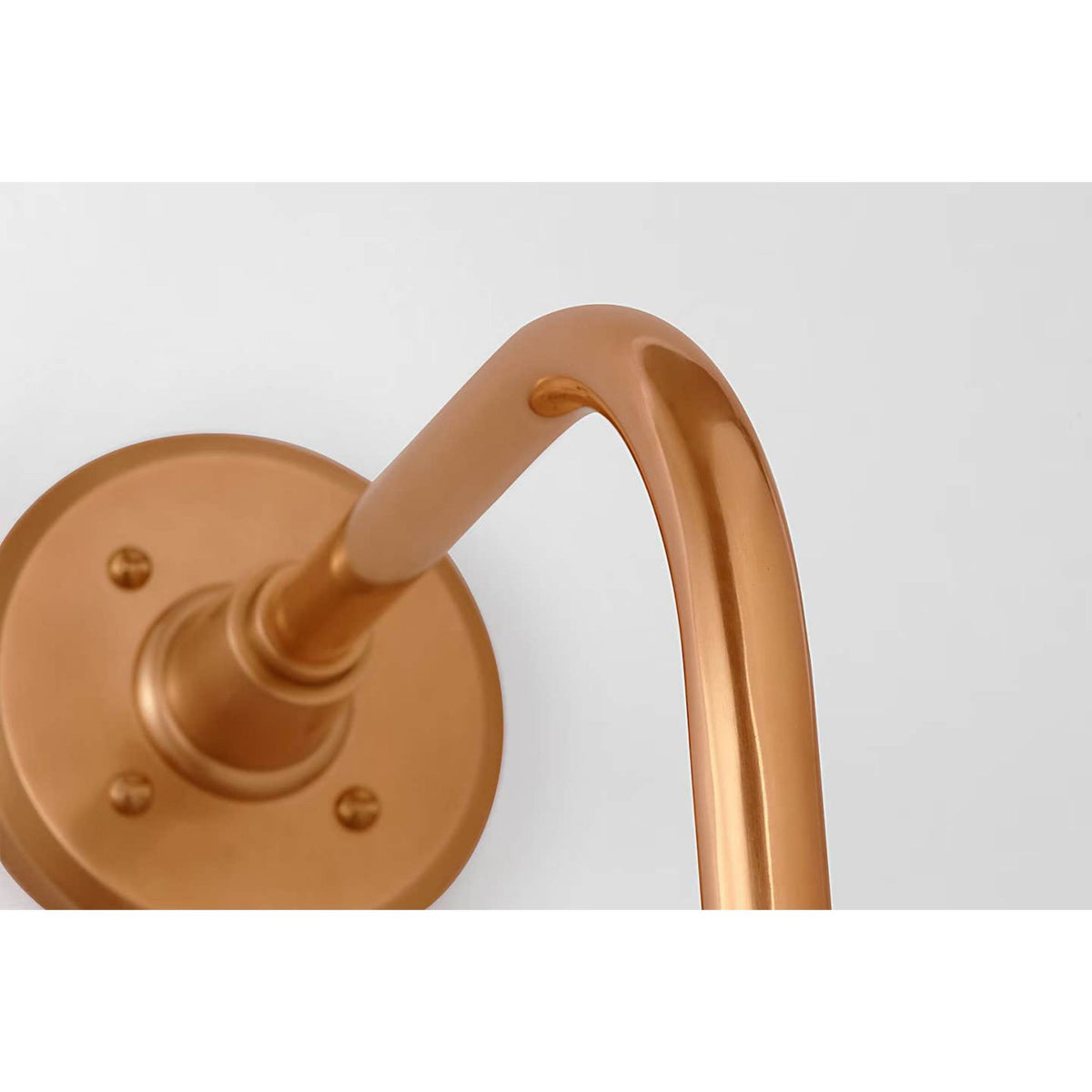 Thomas O'Brien Academy 11" Rex Barn Light in Soft Copper with 12.5" Soft Copper Tilted Bowers Shade W12.5" x H20.75" x E14"