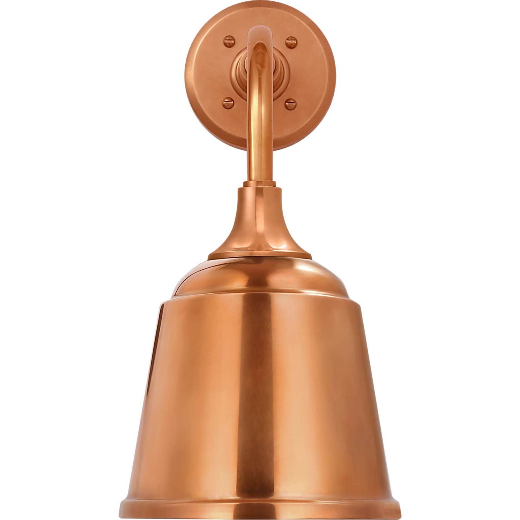 Thomas O'Brien Academy 11" Rex Barn Light in Soft Copper with 8" Soft Copper Rockhouse Shade W8" x H16.5" x E14.5"