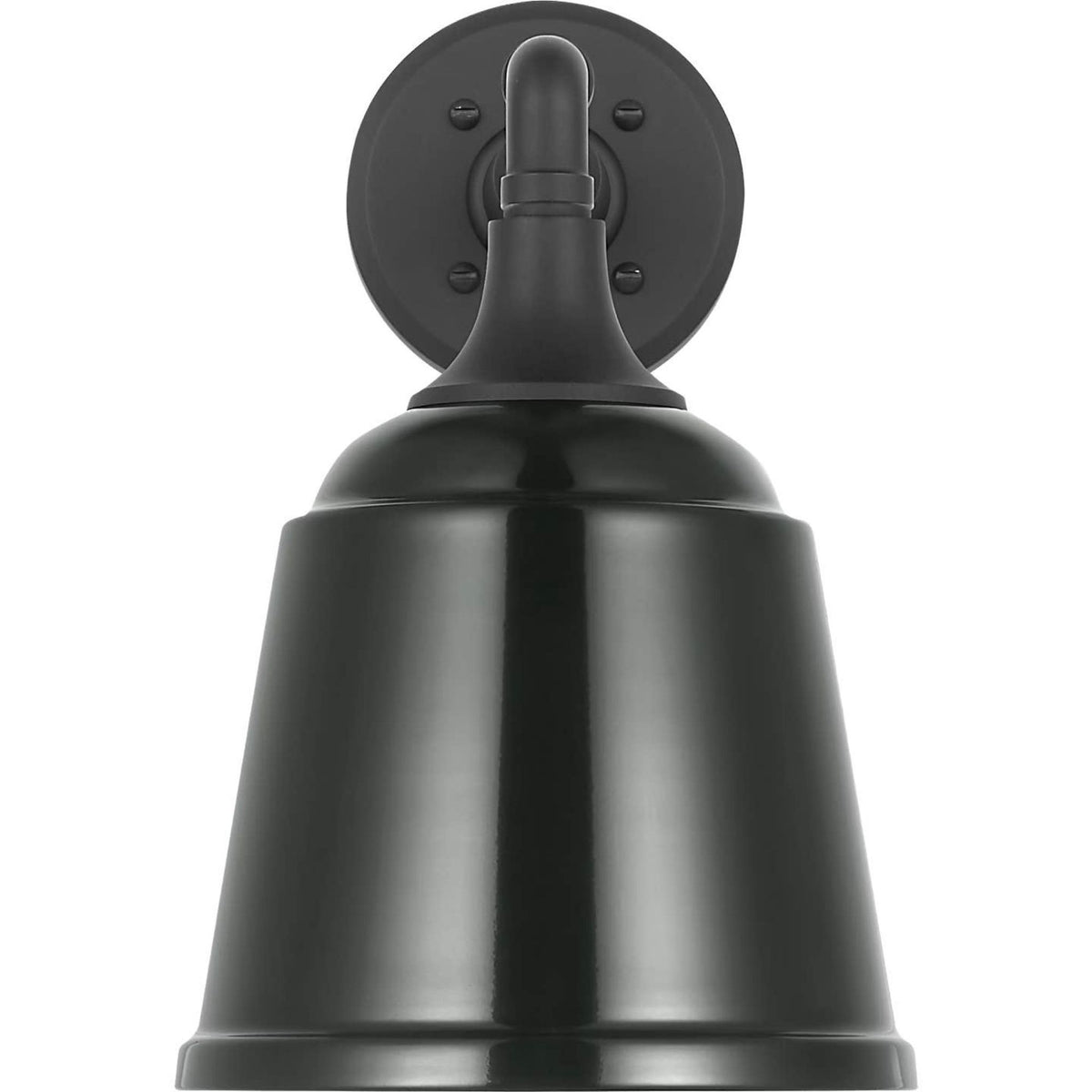 Thomas O'Brien Academy 11" Mack Barn Light in Matte Black with 8" Green Rockhouse Shade W8" x H13.25" x E14.25"