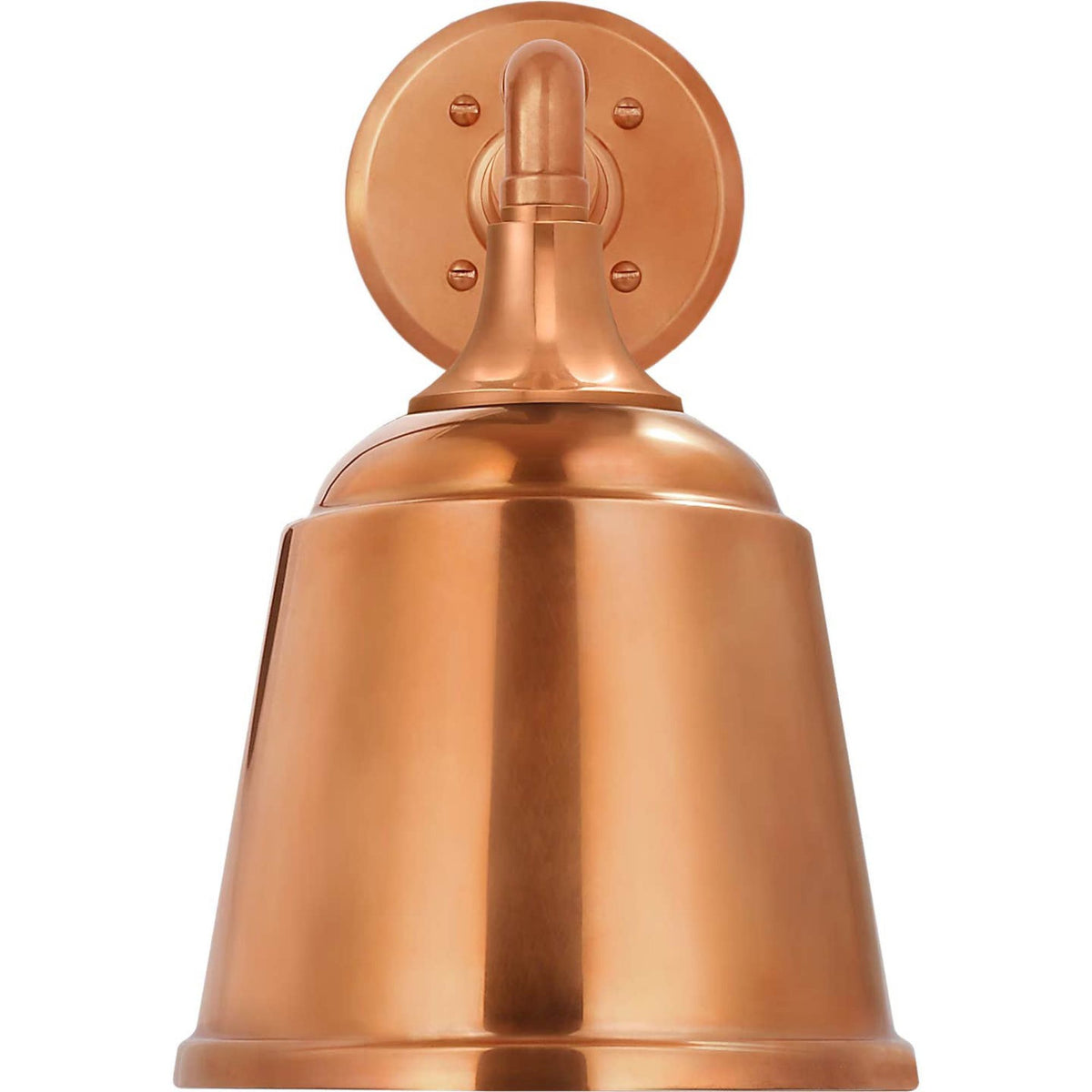 Thomas O'Brien Academy 11" Mack Barn Light in Soft Copper with 8" Soft Copper Rockhouse Shade W8" x H13.25" x E14.25"
