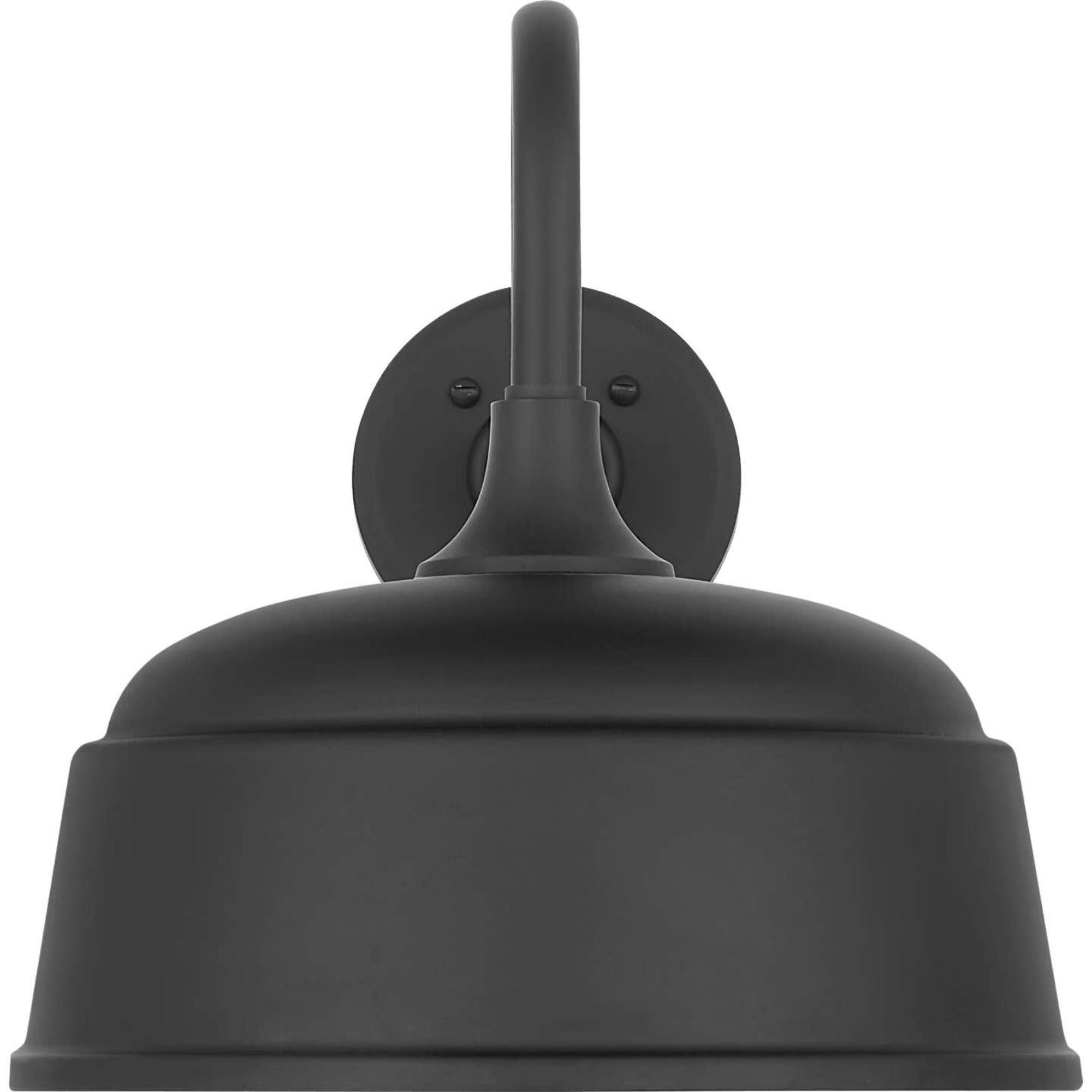 Thomas O'Brien Academy 11" Flynn Barn Light in Matte Black with 12.5" Matte Black Rockhouse Shade W12.5" x H13" x E16.75"