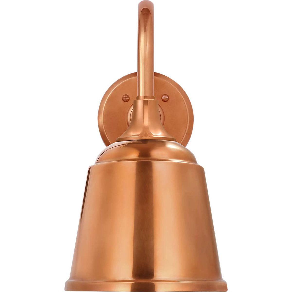 Thomas O'Brien Academy 11" Flynn Barn Light in Soft Copper with 8" Soft Copper Rockhouse Shade W8" x H14.25" x E14.5"
